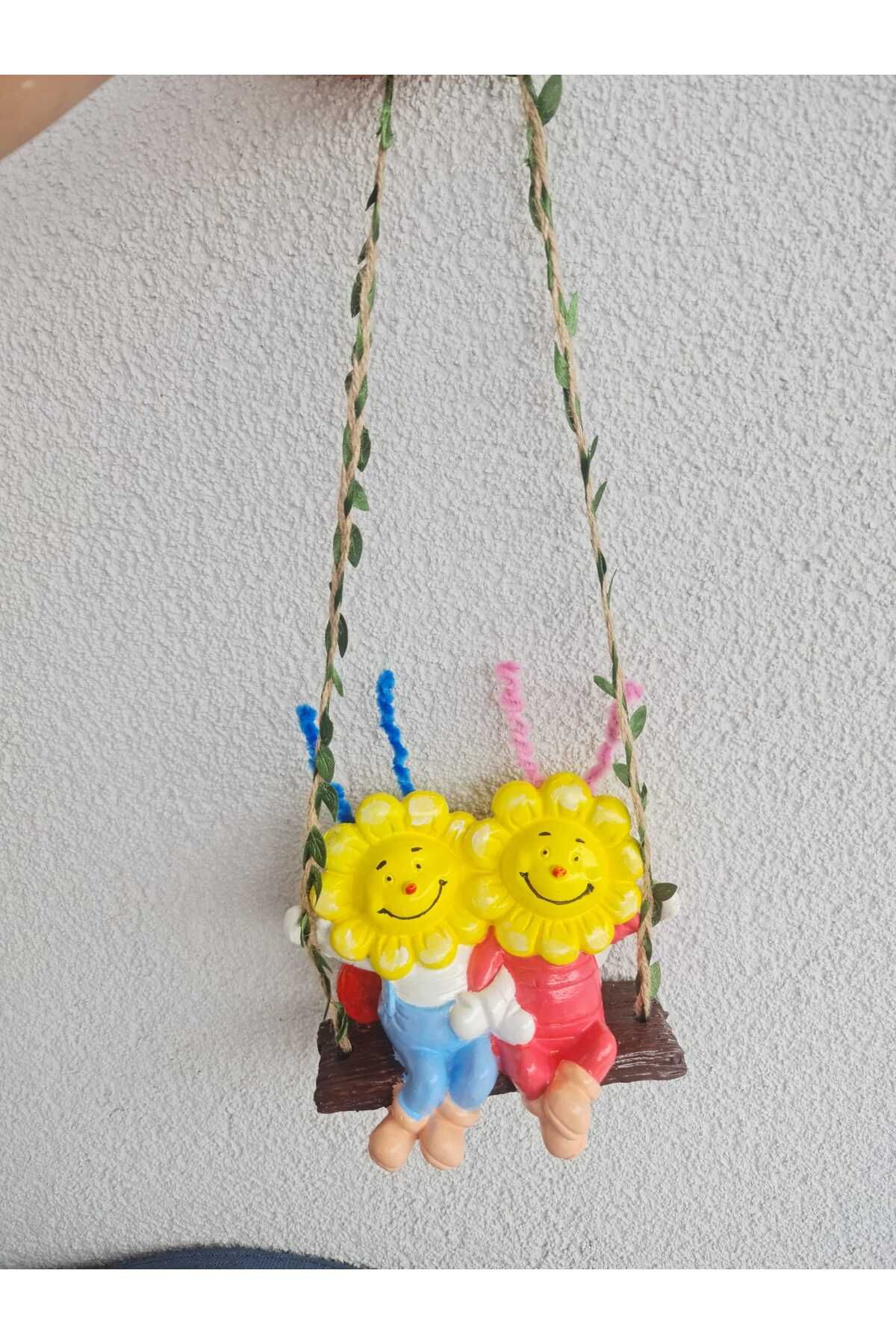 Masculin Sallanan bahçe balkon süsü obje, dekarasyon