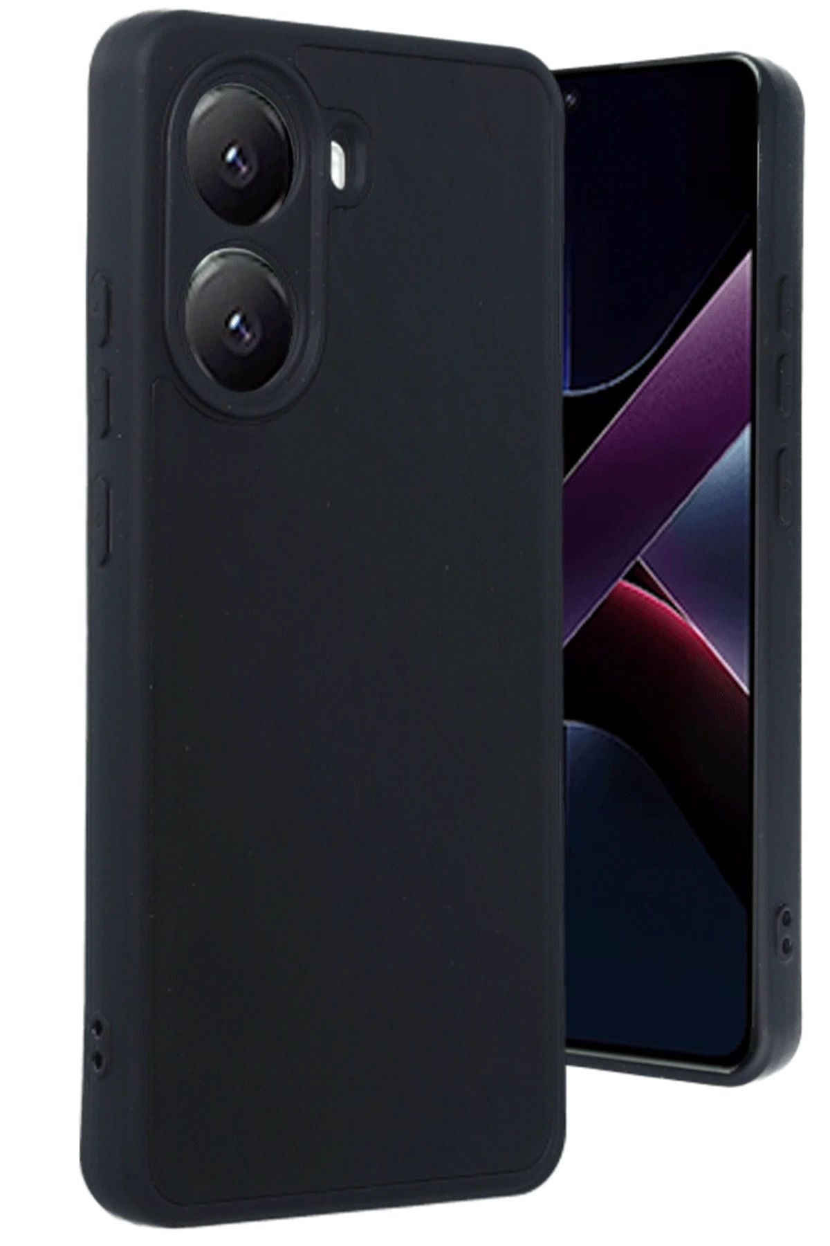 NewFace Xiaomi Poco X7 Pro Kılıf Aras Deri Kapak - Siyah MRAYD