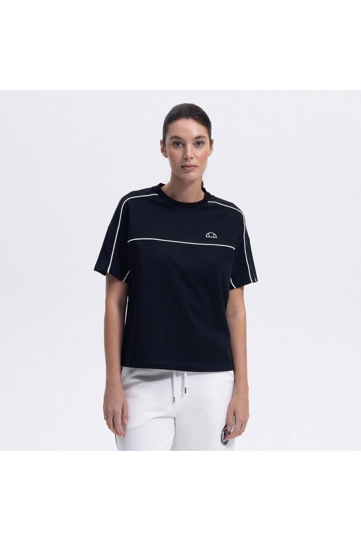 Ellesse EF389-BK Kadın T-Shirt - Siyah