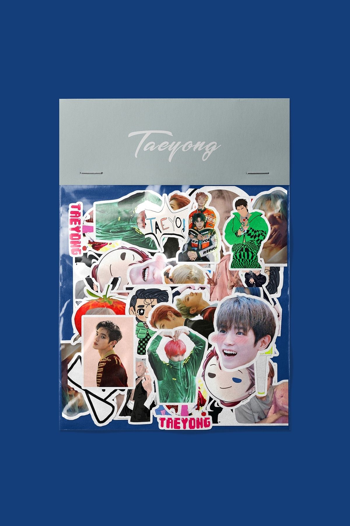 dadi ramba Taeyong NCT Sticker paketi -Bullet Journal - Ajanda -Laptop Etiket Çıkartma