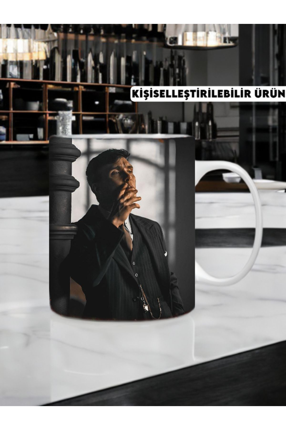 E-Evoo Peaky Blinders Thomas Shelby Temalı Kupa Bardak