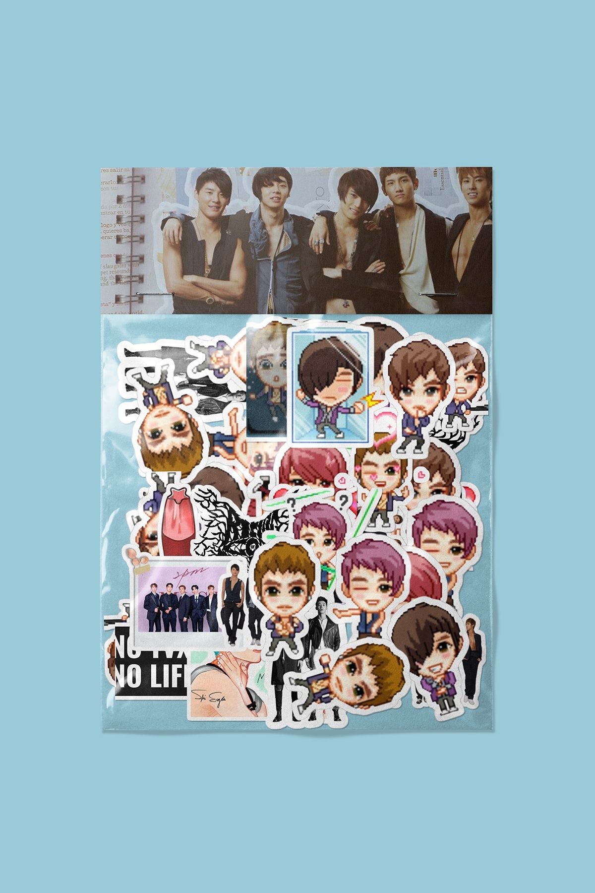 dadi ramba TVXQ! Sticker paketi -Bullet Journal - Ajanda -Laptop Etiket Çıkartma