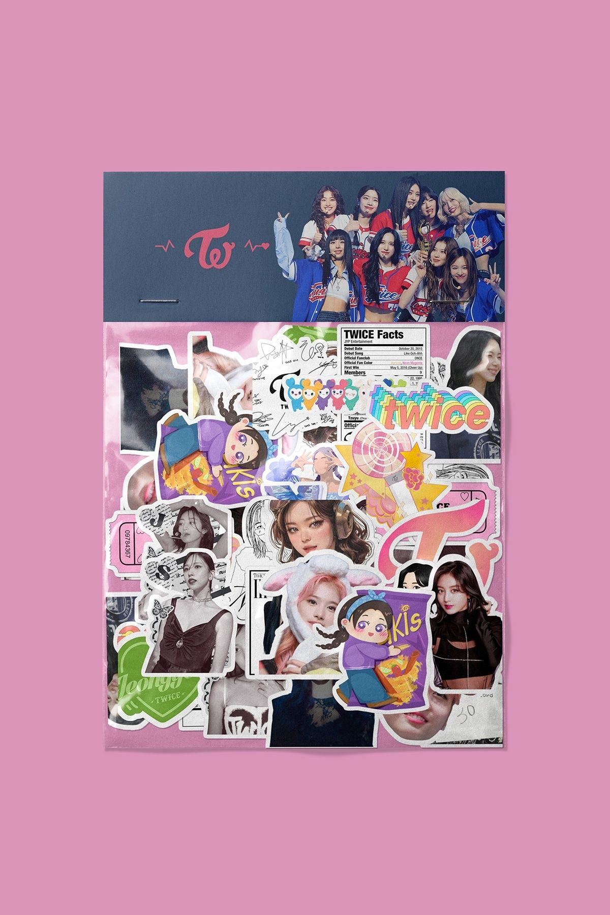 dadi ramba TWICE Sticker paketi -Bullet Journal - Ajanda -Laptop Etiket Çıkartma