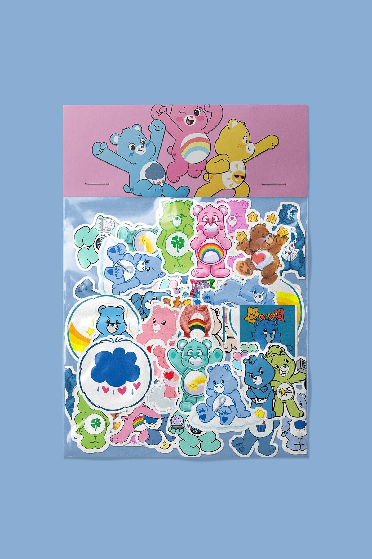 dadi ramba The Care Bears Sticker paketi -Bullet Journal - Ajanda -Laptop Etiket Çıkartma