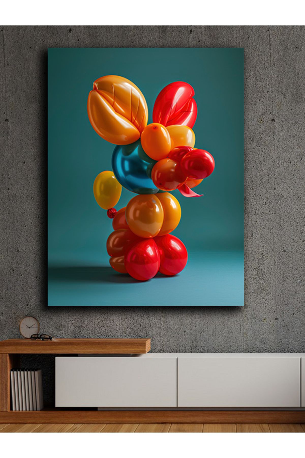 PRİME Concept Modern soyut dikey kanvas tablo 80x120 cm