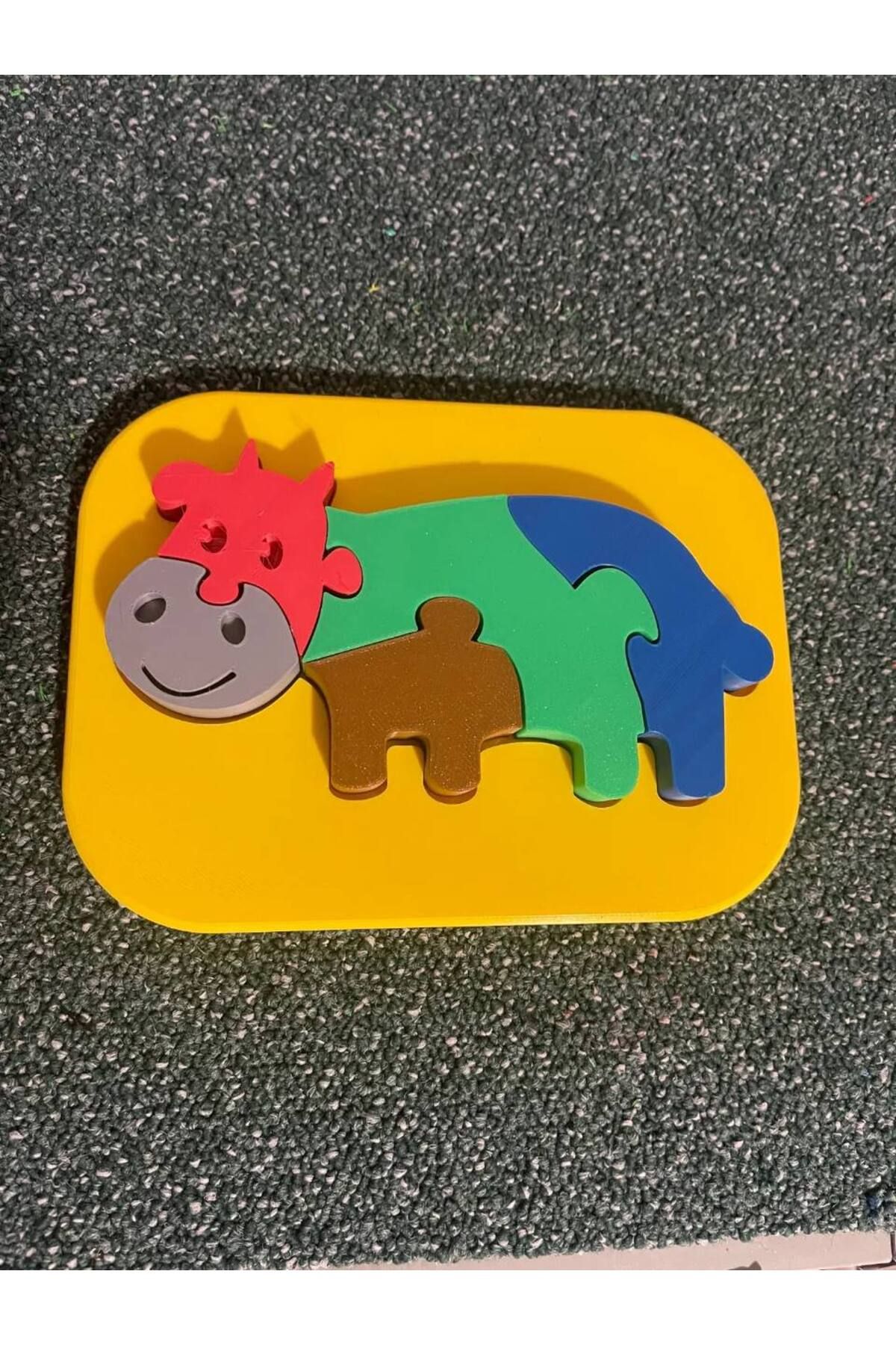 KOVALAK 3D Eğitici Oyuncak - Çocuklar İçin Eğitici Puzzle - Montessori Oyuncak