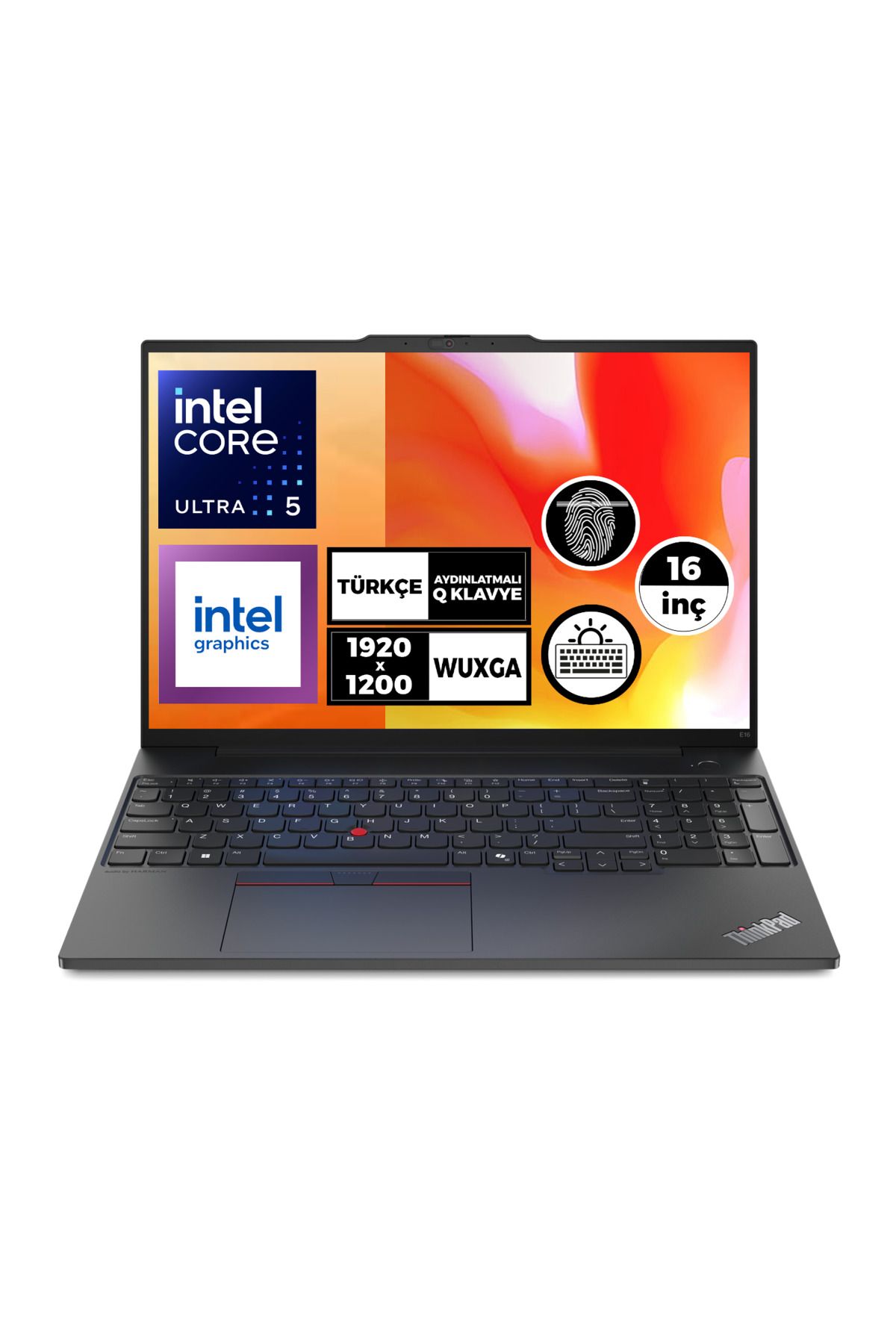 LENOVO ThinkPad E16 Gen 2 Ultra 5 125U 16GB 512GB SSD 16" WUXGA Freedos Notebook 21MA008YTX