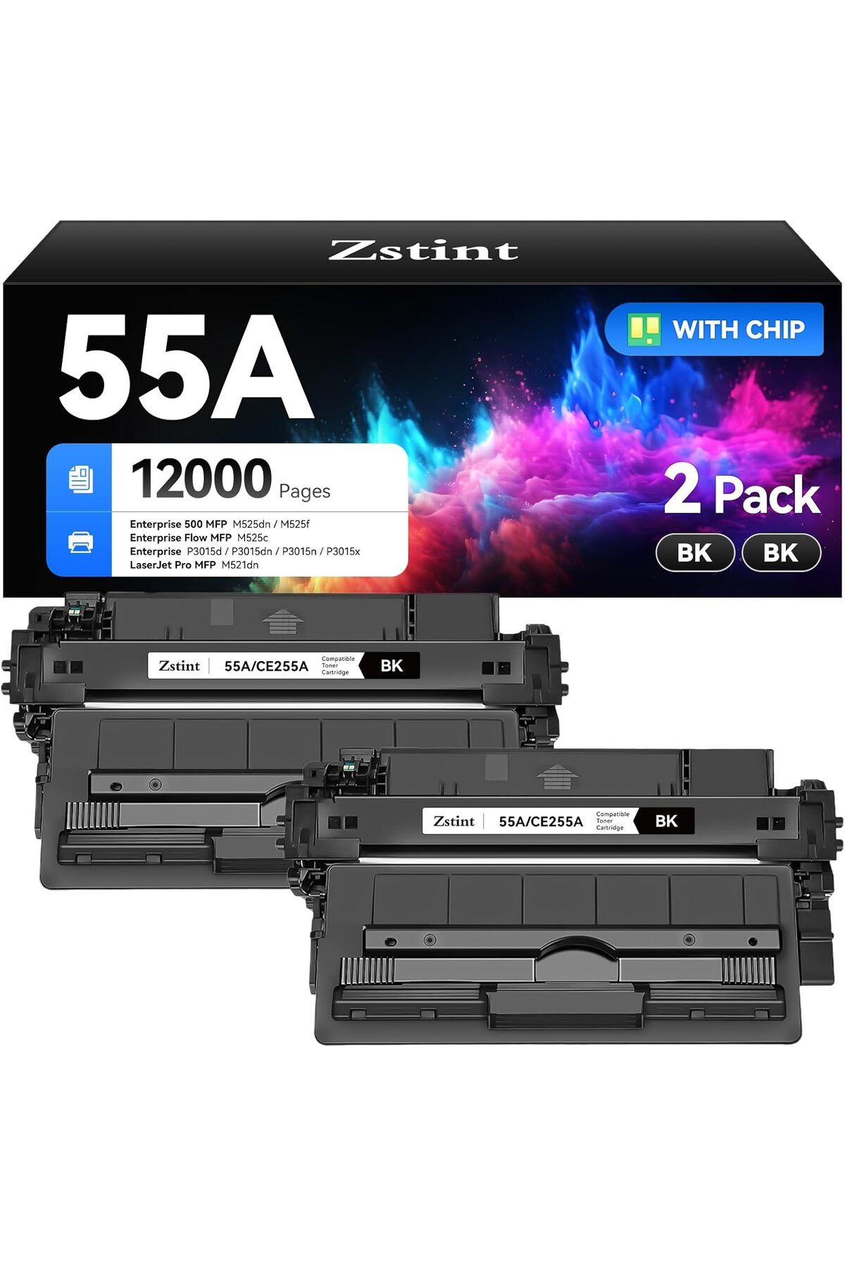 HP CE255A 500 MFP M525dn M525f Flow M525c P3015d P3015dn P3015n P3015x M521dn M525 P3015 M521 Printe