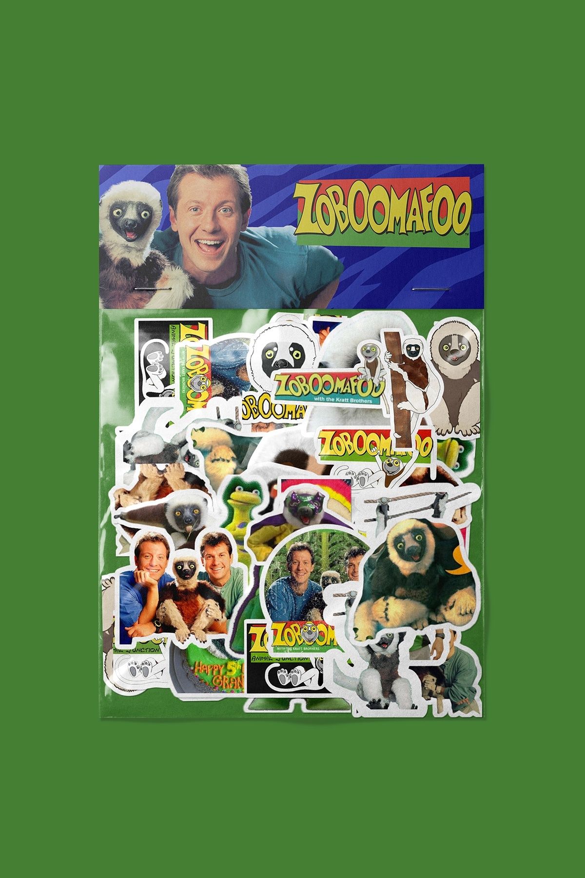 dadi ramba Zoboomafoo Sticker paketi -Bullet Journal - Ajanda -Laptop Etiket Çıkartma