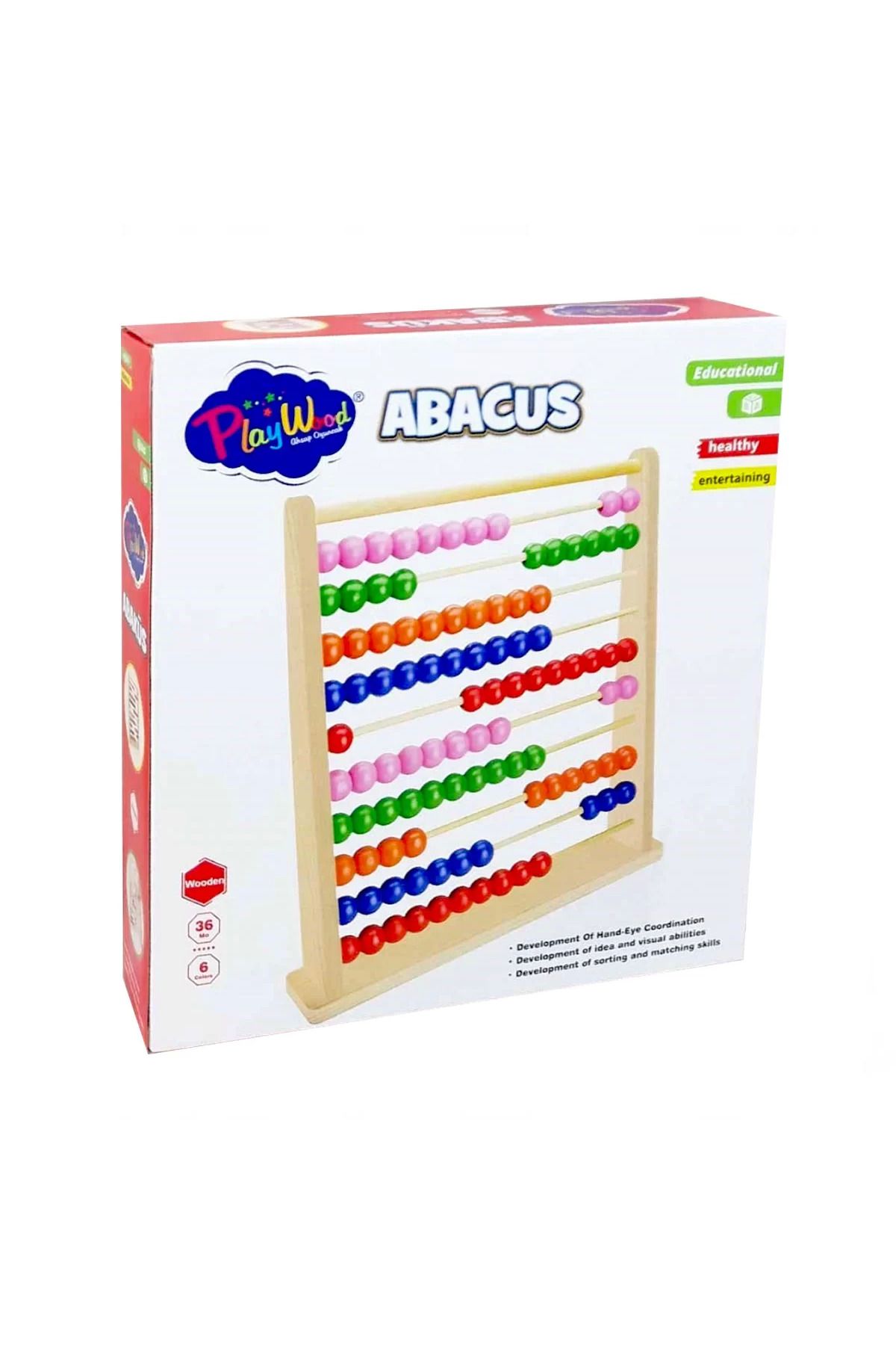 Epilons Playwood Kutuda Ahşap Büyük Abaküs