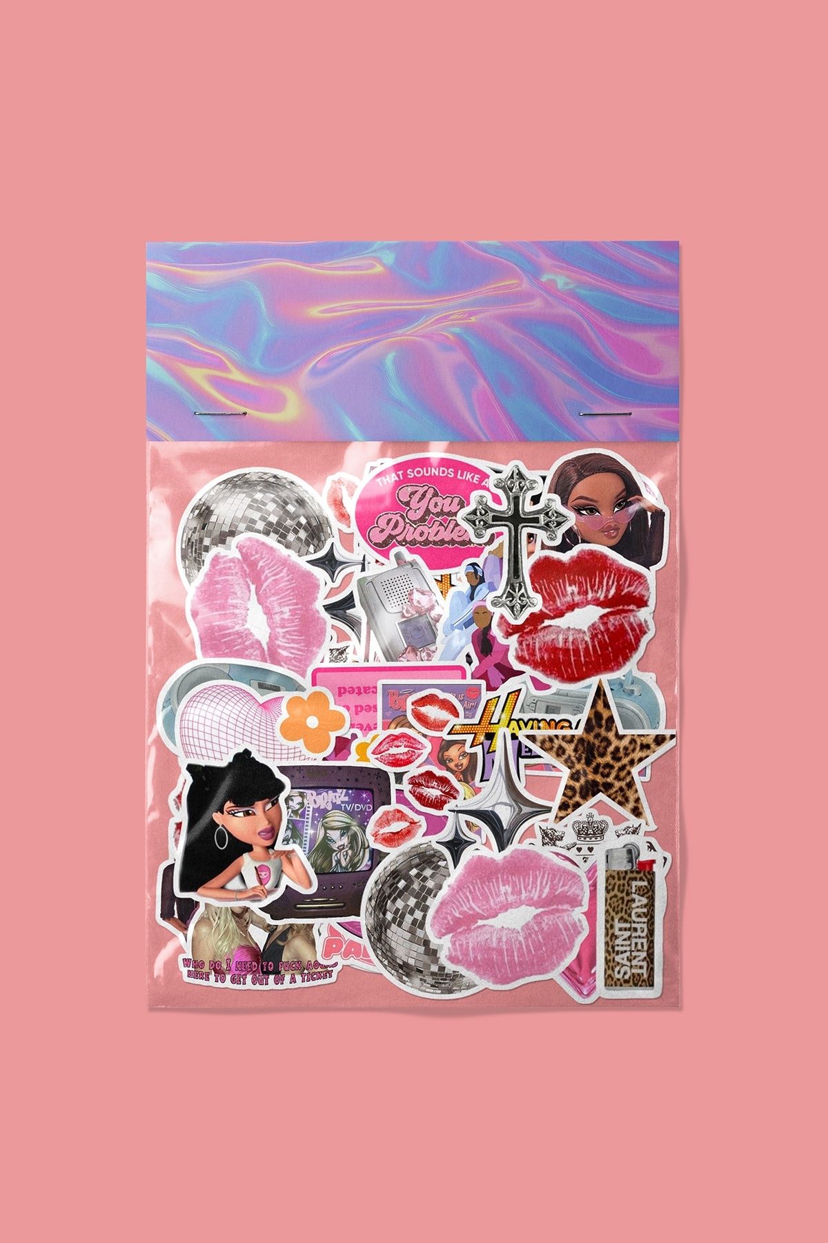 dadi ramba Y2K Sticker paketi -Bullet Journal - Ajanda -Laptop Etiket Çıkartma