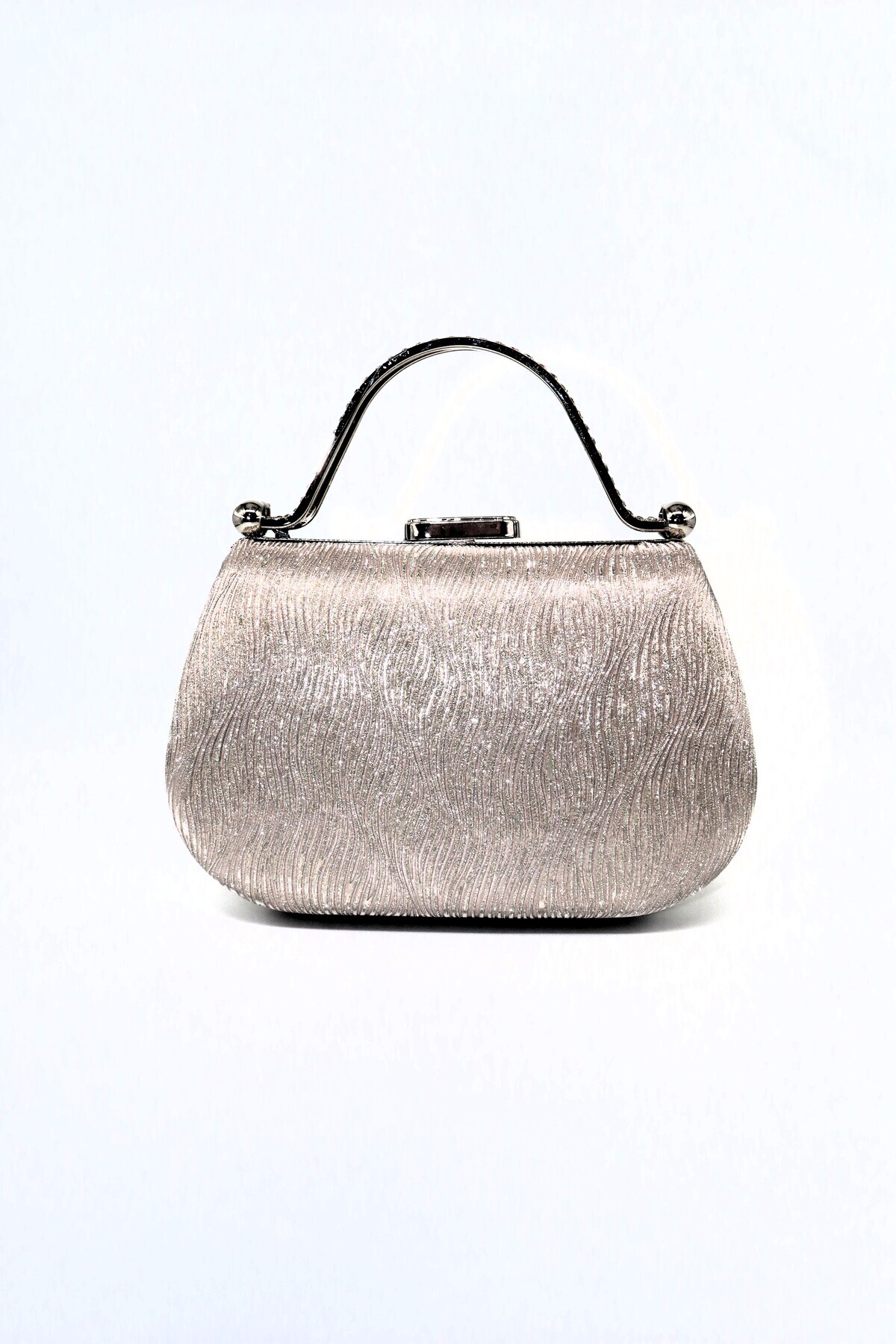 KEEBA-Gold Evening Dress Bag - Glitter Gold Clutch for Night 2