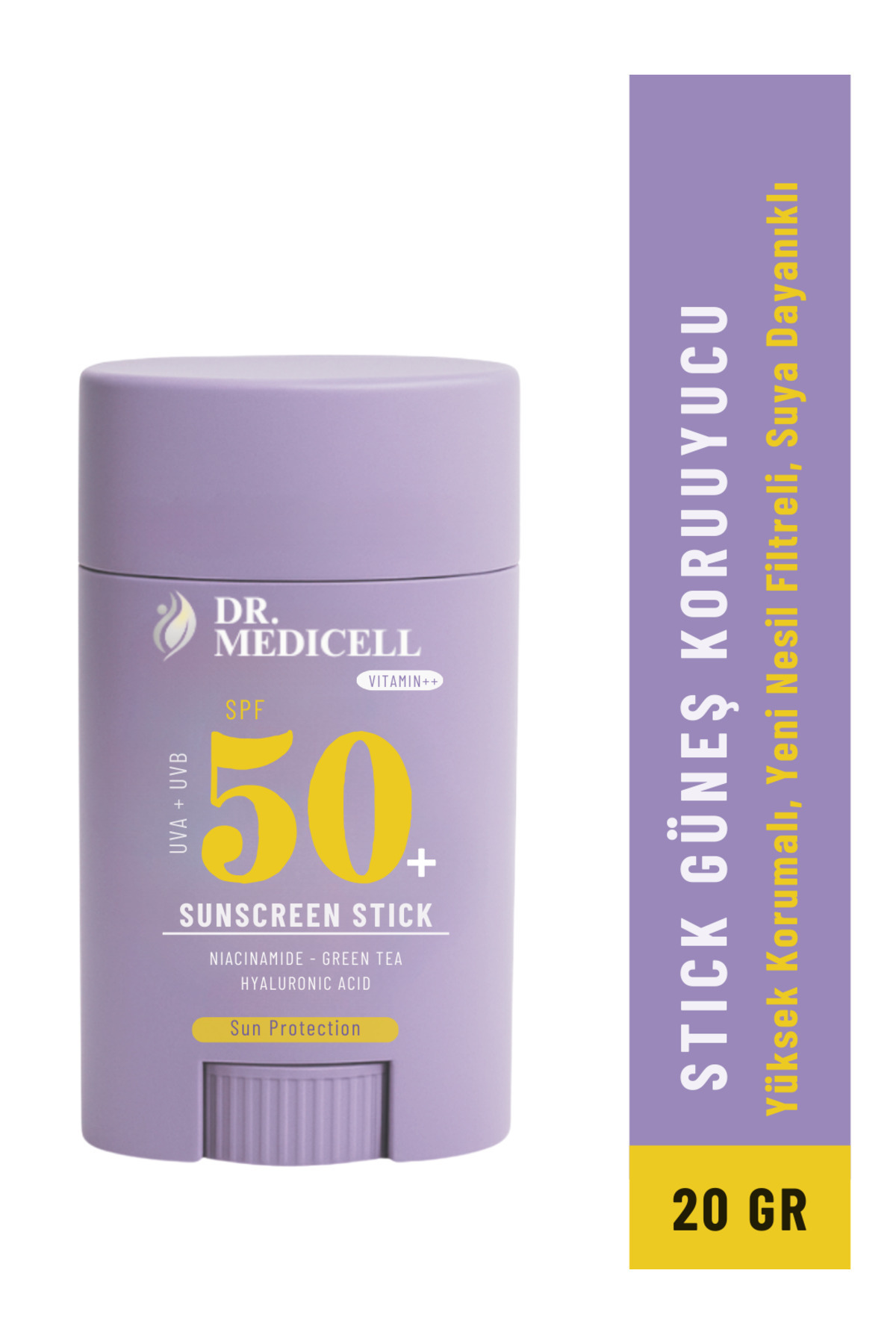 Stick Hassas Bölgeler Için Spf 50 Yüksek Korumalı Stick Güneş Kremi 20 gr .