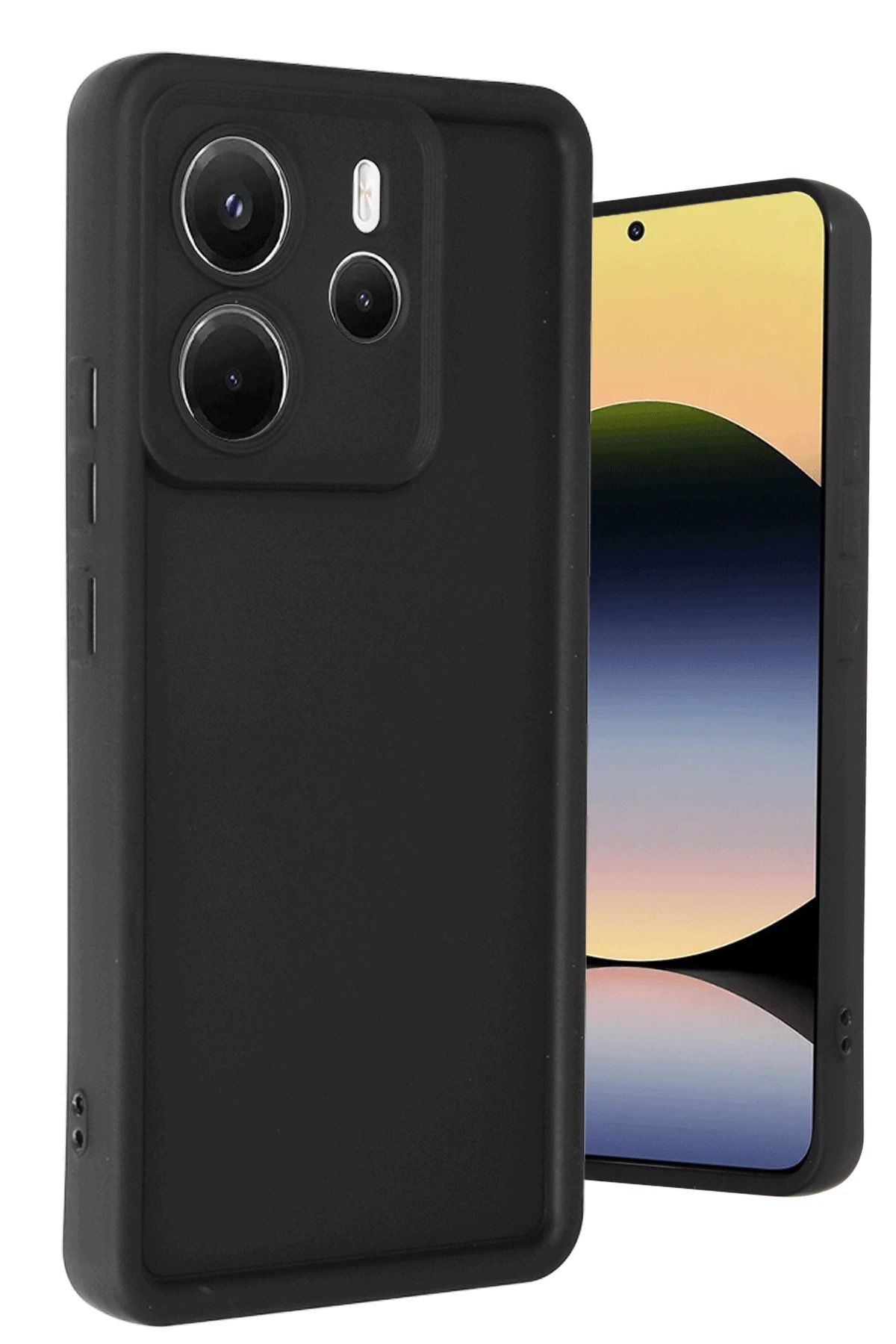 NewFace Xiaomi Redmi Note 14 4G Kılıf Viera Silikon - Siyah MRAYD