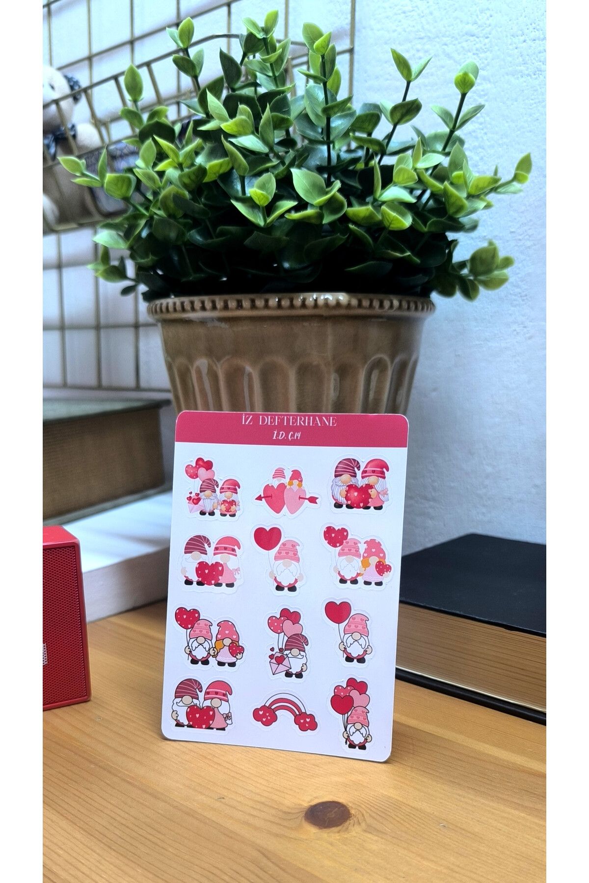 İZ DEFTERHANE Çıkartma & Sticker (Ajanda, Defter, Bullet Journal, Scrapbook ve Planlayıcılar İçin Uygundur)