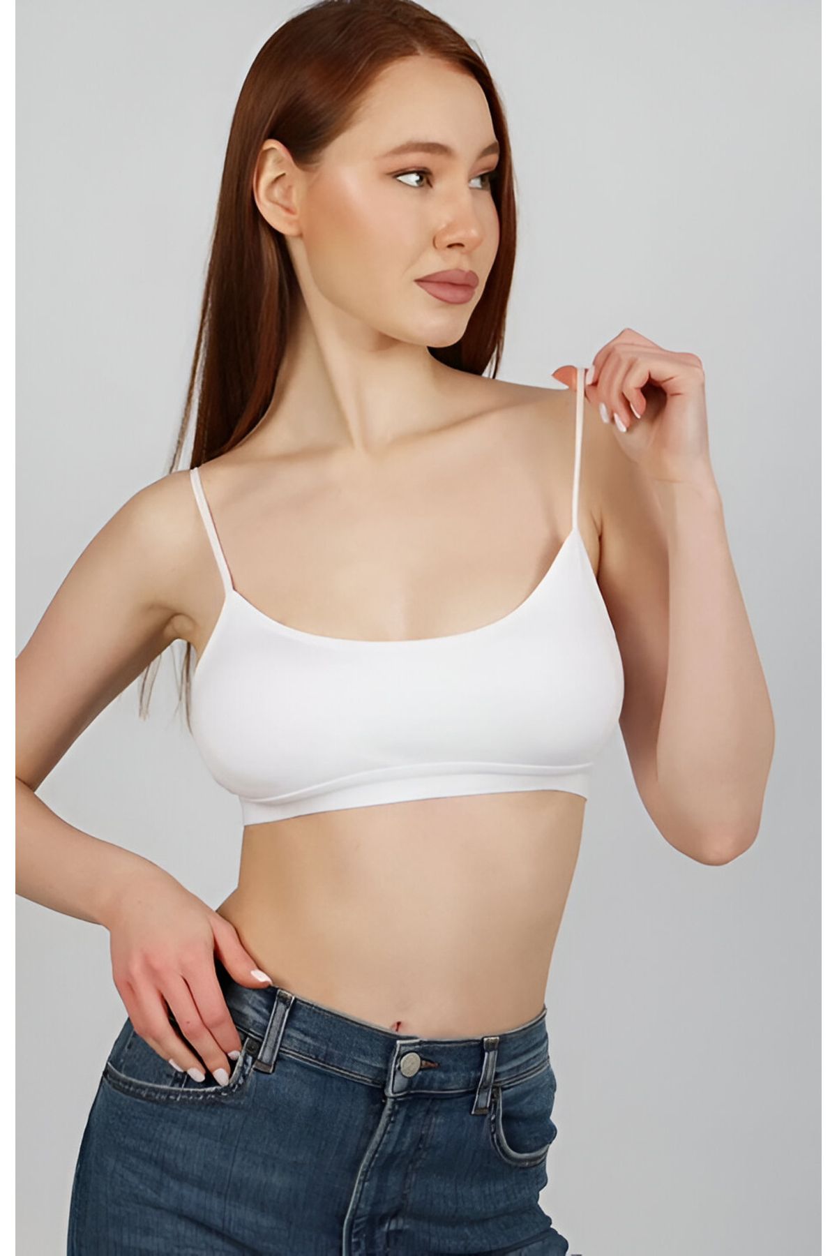 GMDPstore Genç Kızlar İçin Pedli İp Askılı Sütyen- BodyWay