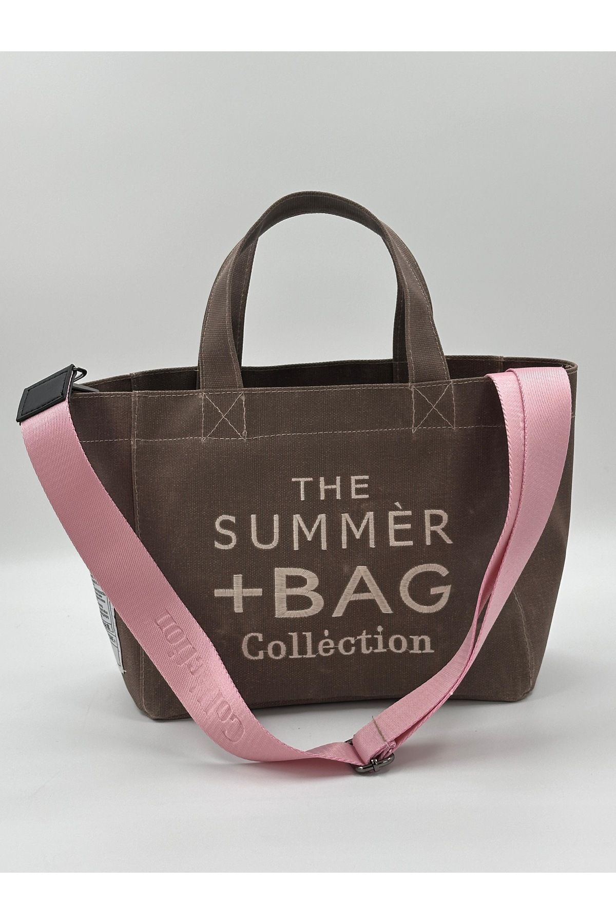 DMG Collection The summer Bag collection mumlu kanvas kumaş kolan askılı kadın omuz ve kol çantası