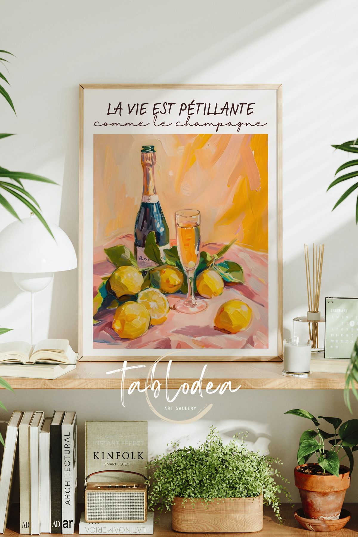 tablodea Pinterest Mutfak Tablosu, Fransız Tarzı Kafe ve Bar İçin Çerçeveli Tabl
