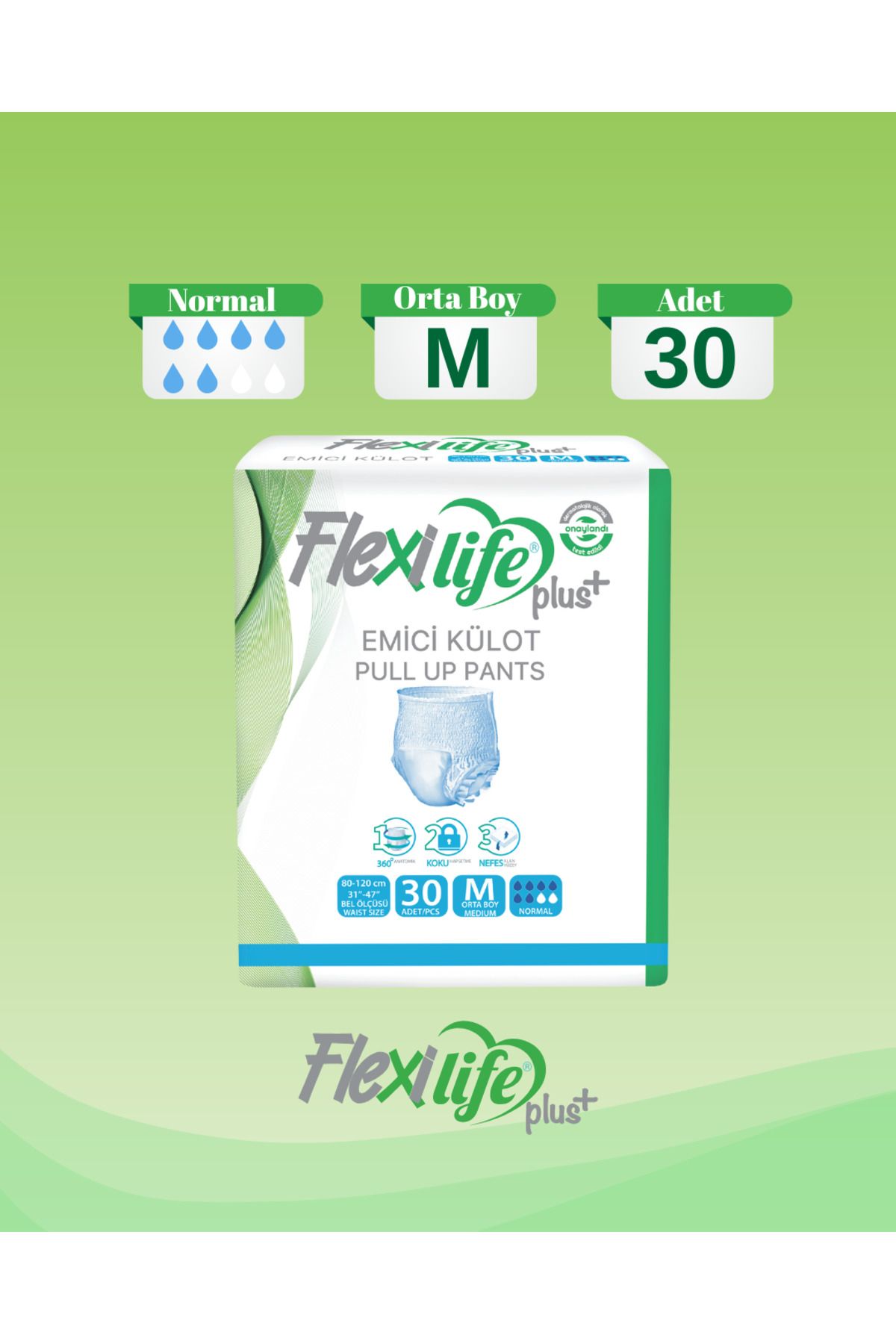 Flexi Life Plus Ped Külot Hasta Bezi Medium 30'lu