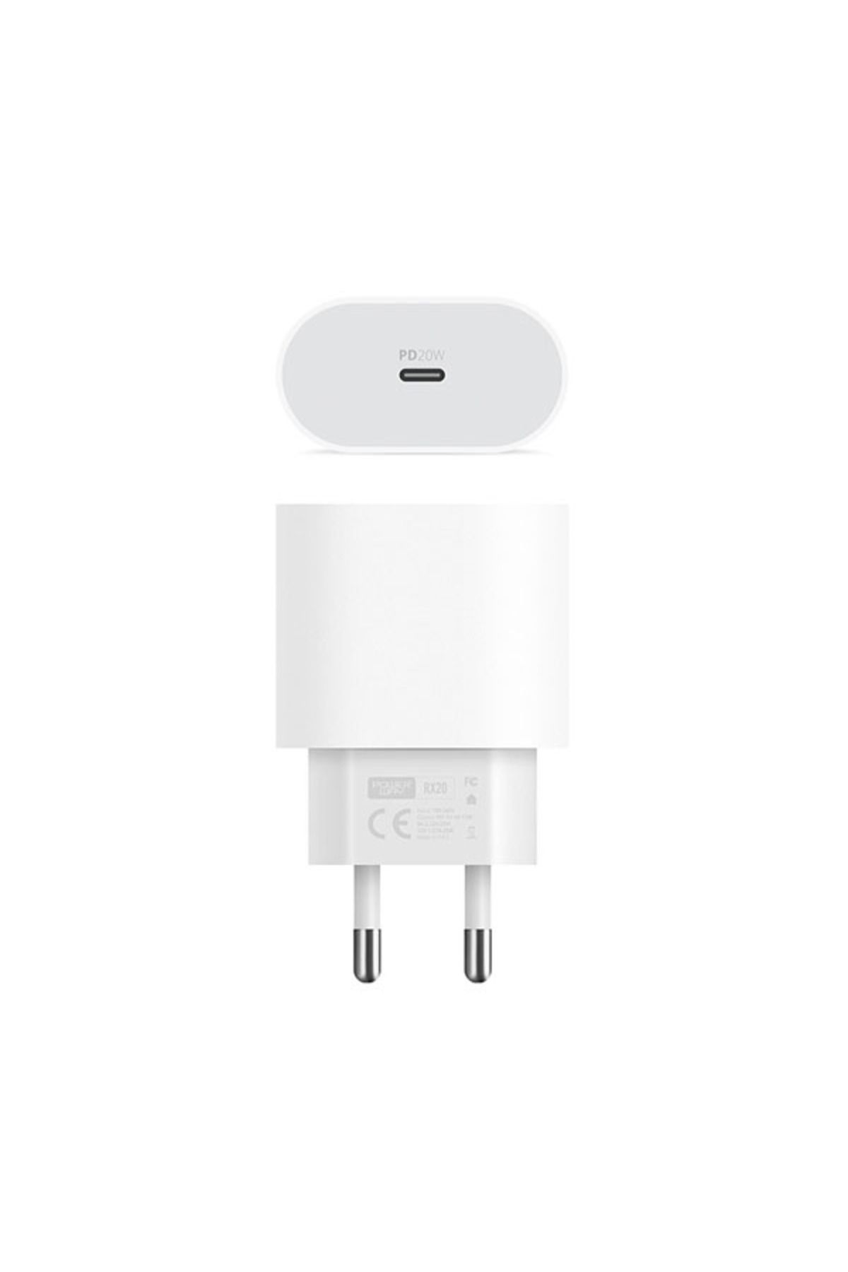 Avrasya Elektronik POWERWAY RX20 PD 20W IPHONE X-11-12-13 PRO PRO MAX UYUMLU TYPE-C HIZLI ŞARJ BAŞLIĞI