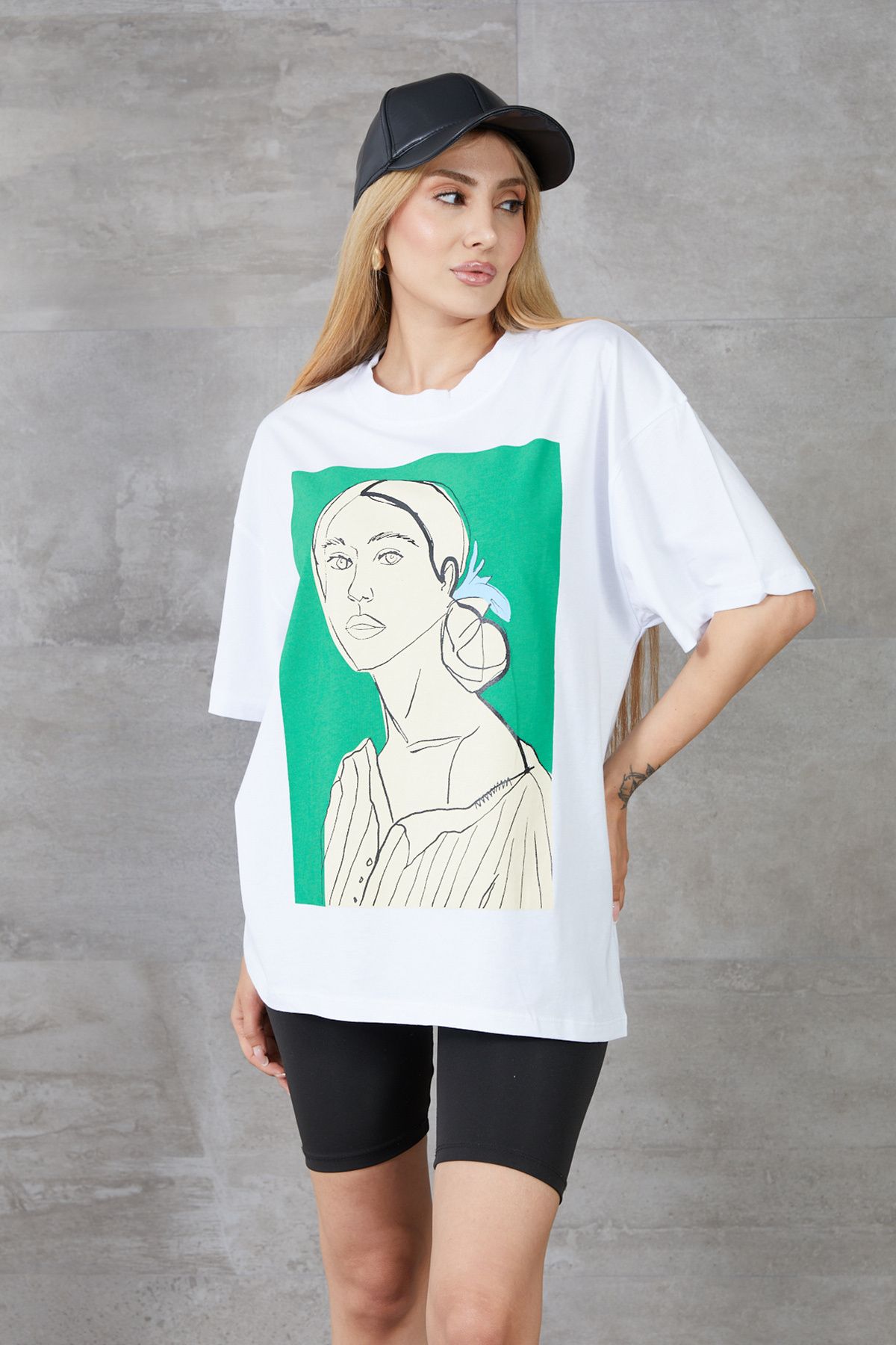 DPARİS Silüet Baskılı T-shirt