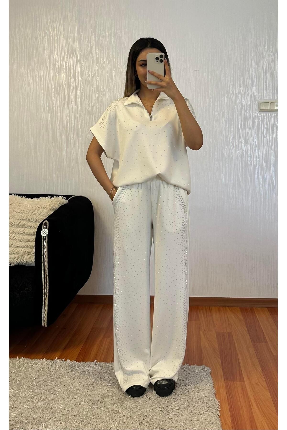 SHINE STYLE Starliğht Modal Takım Beyaz