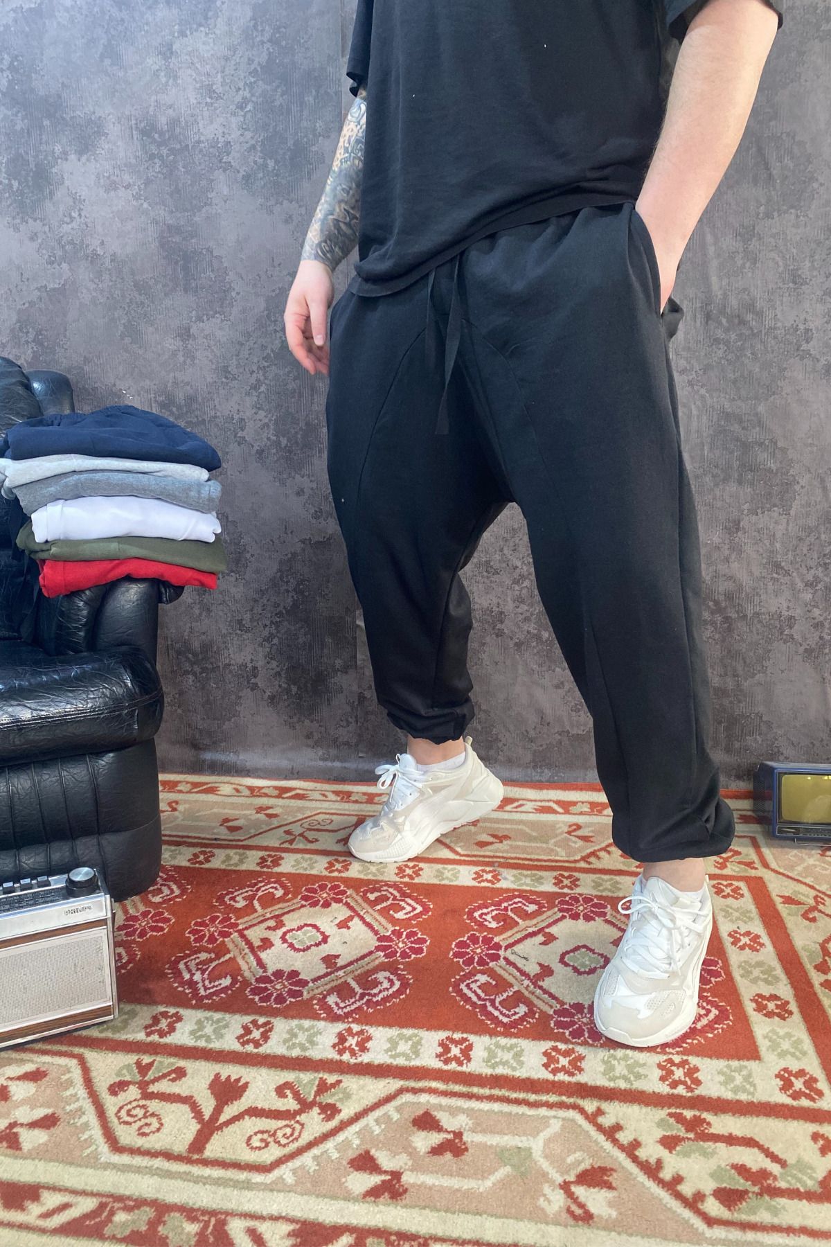 AUST JEANS SPOR YARIM ŞALVAR EŞOFMAN MODEL