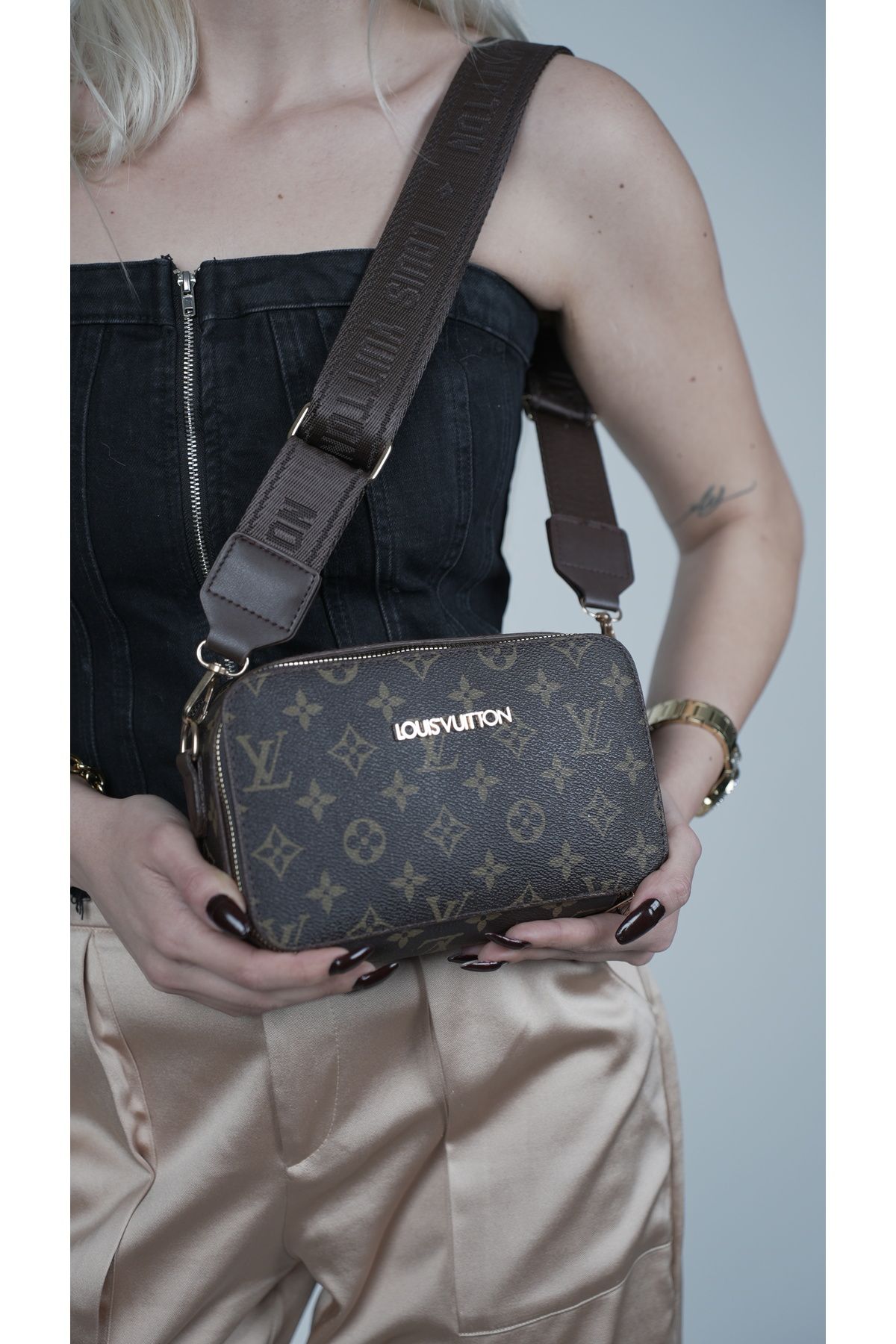 MODA FB FLORIA BAG ÇİFT FERMUARLI ÇANTA