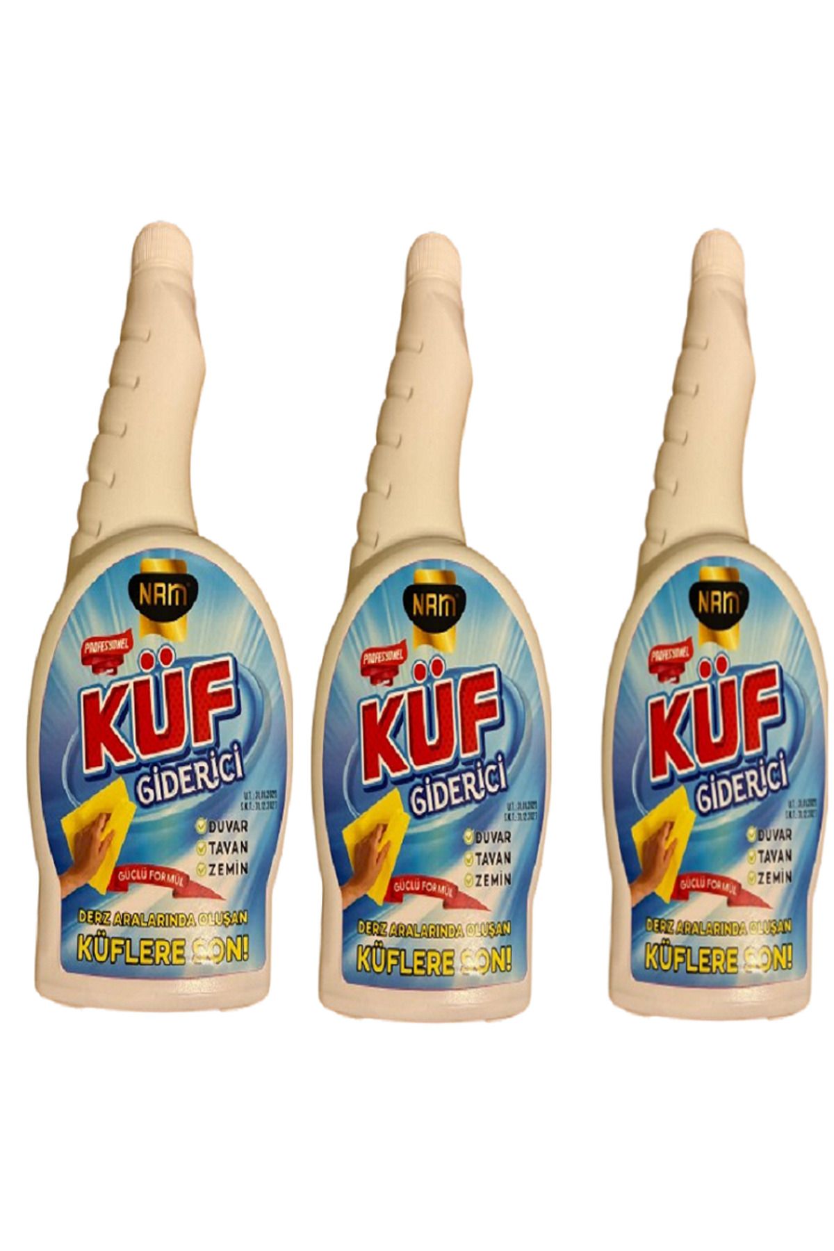 NRML NRM DUVAR,TAVAN BANYO, DUŞAKABİN LEKE GİDERİCİ 750ML 3 ADET