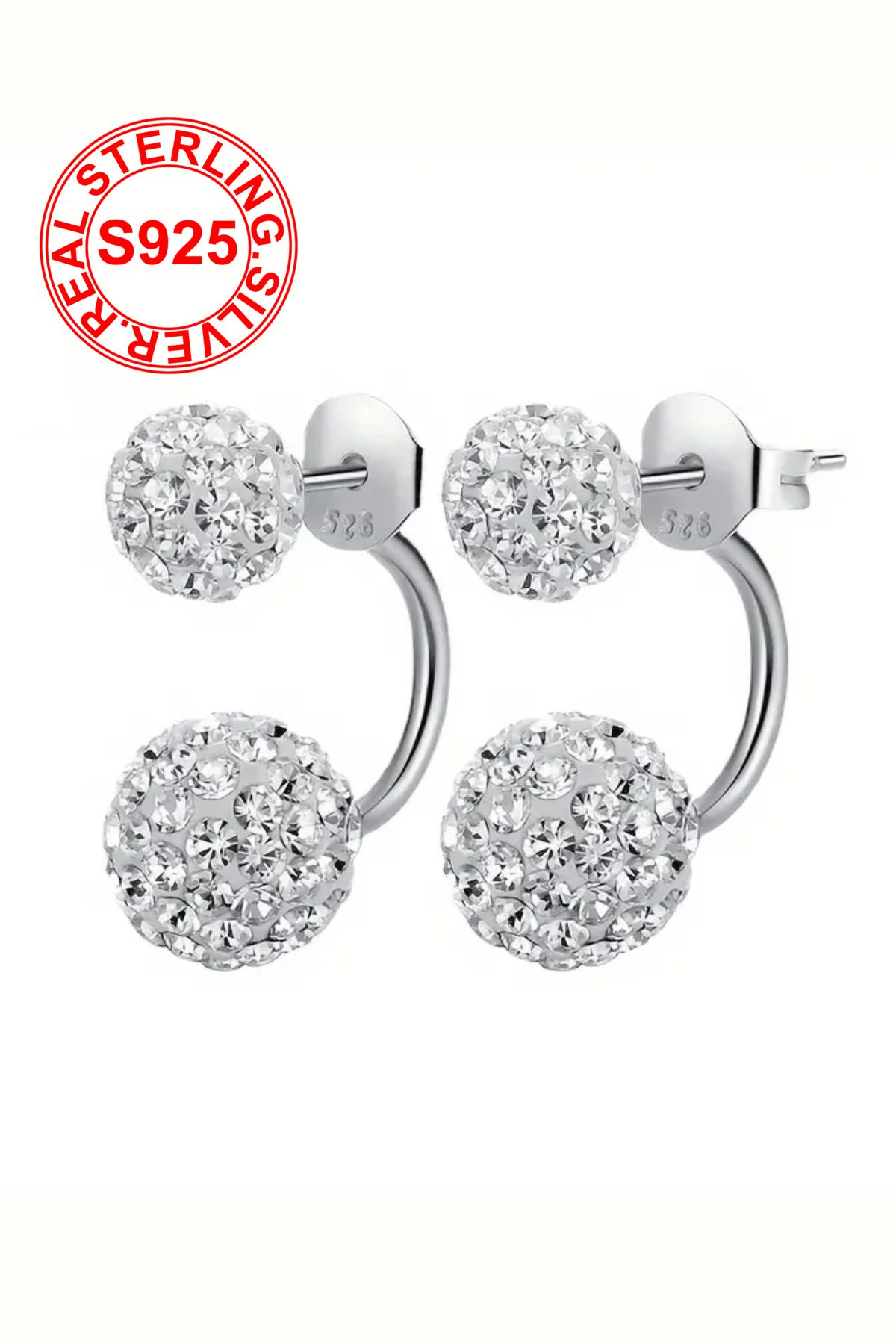 shop S925 Gümüş Shambhala Spiral Küpe– Parıldayan & Alerji Yapmaz