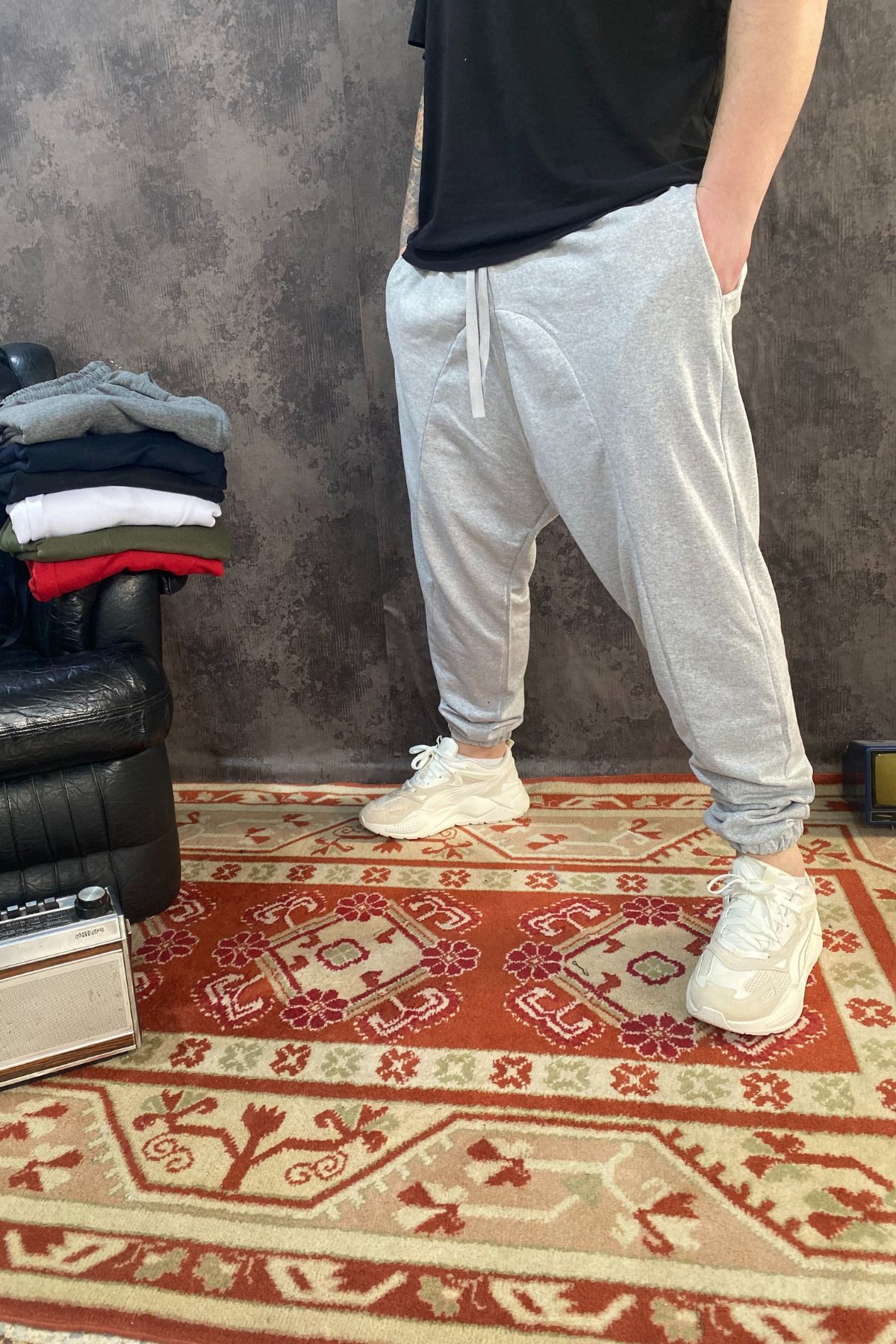 AUST JEANS SPOR YARIM ŞALVAR EŞOFMAN MODEL