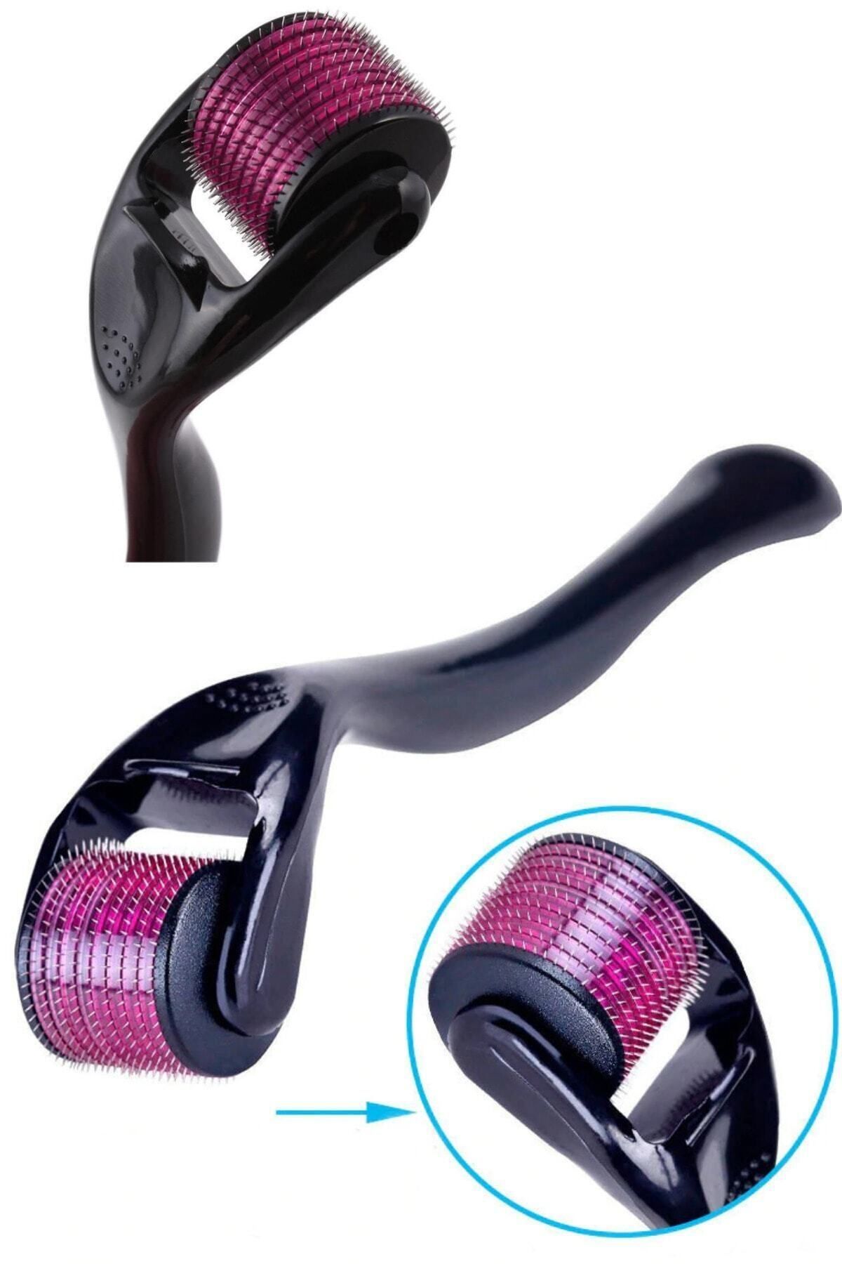 KAİZEN Dermaroller 540 Iğneli Derma Roller 1 Mm Iğne Cilt Yüz Vücut Yenileme Bakım Masaj Aleti