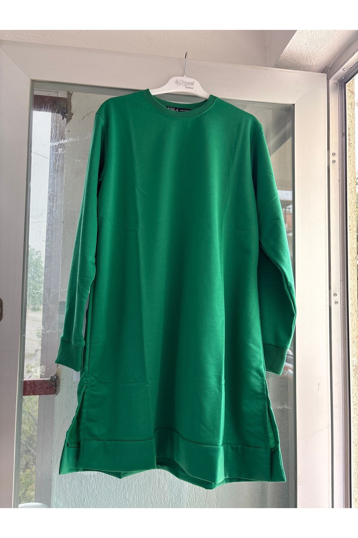 Butik Tek renk Kadın Basic Sveat Tunik