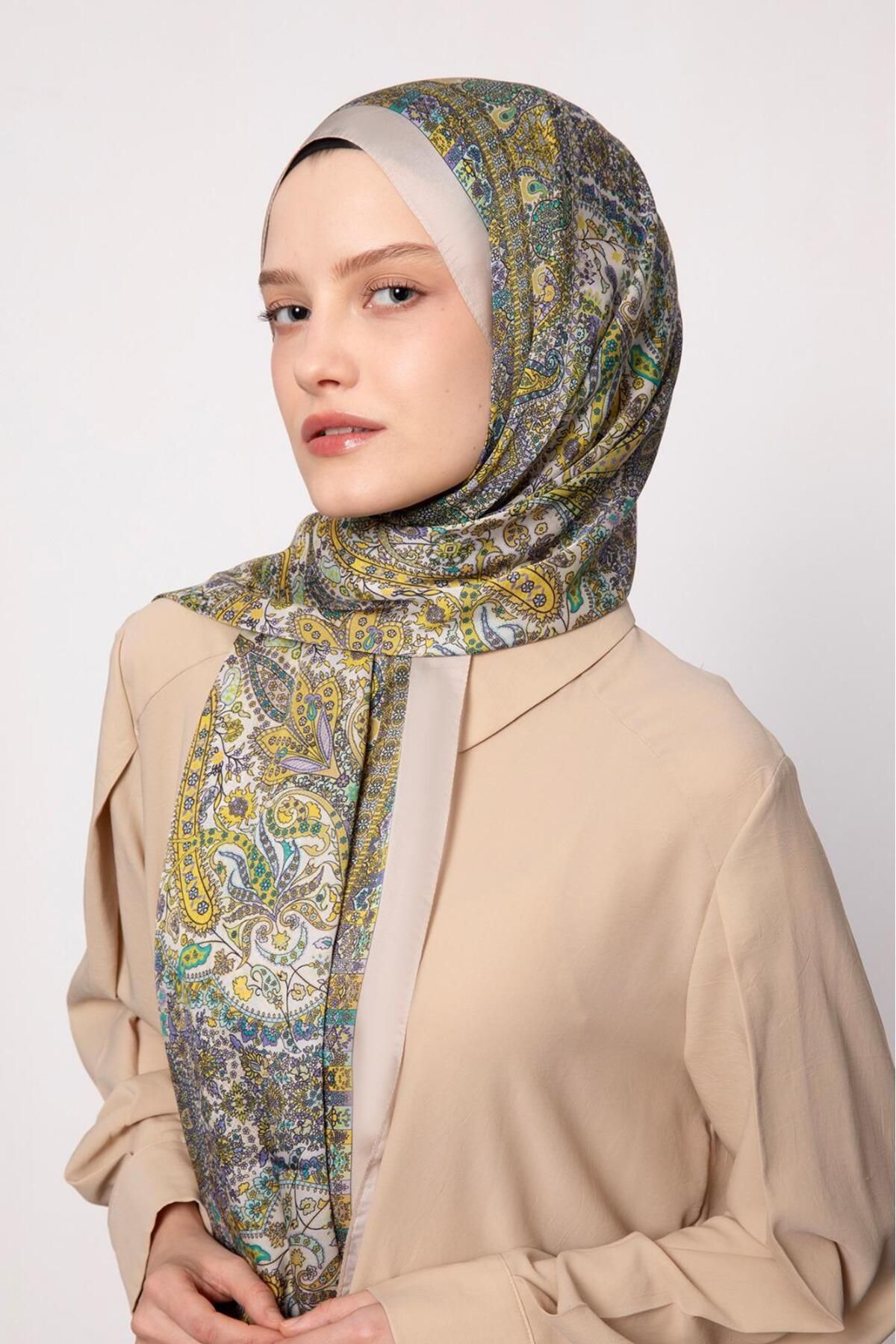 Elit Scarf Hint İpeği Kadın Şal