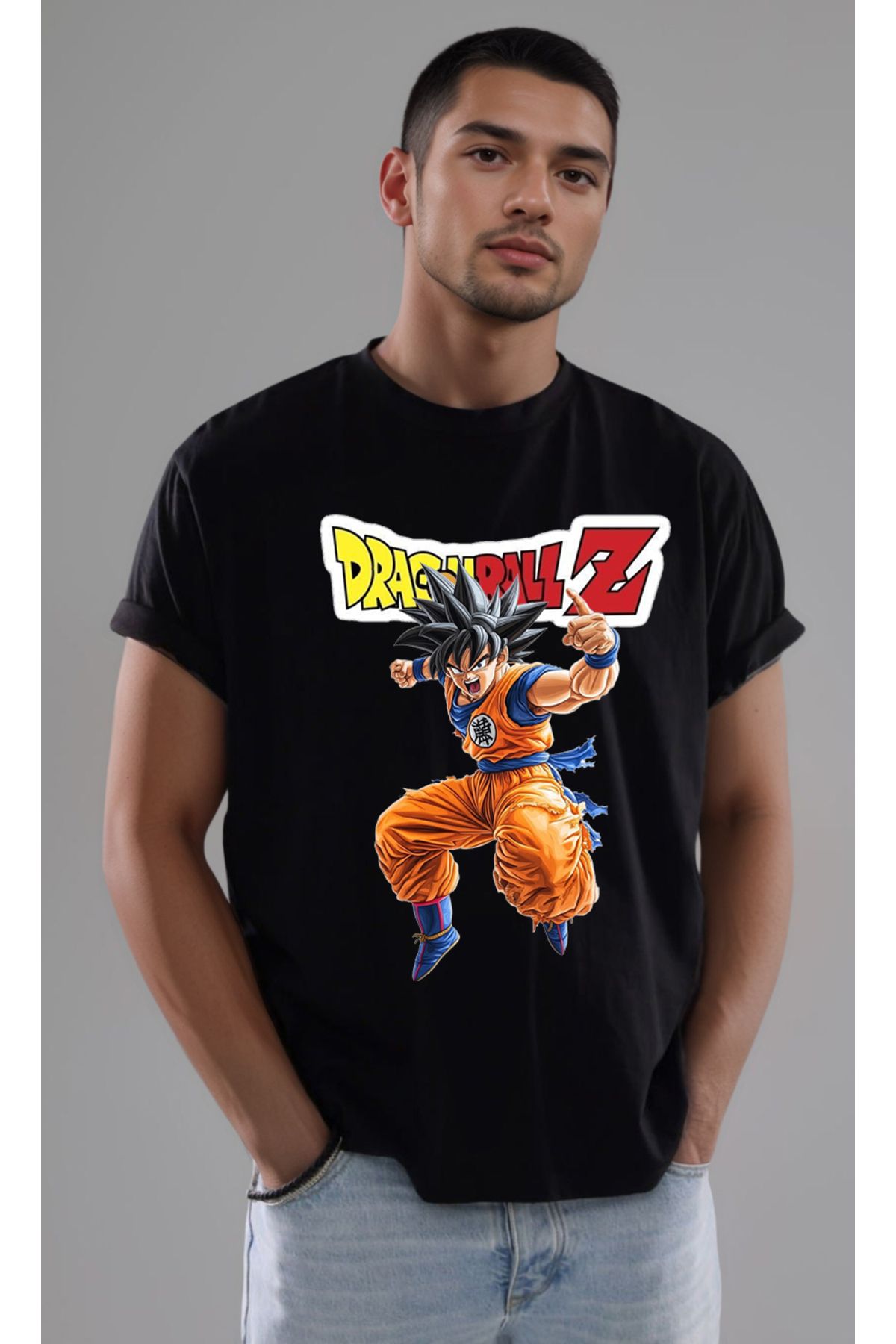 petite pati Dragon Ball Goku Baskılı Unisex Tshirt