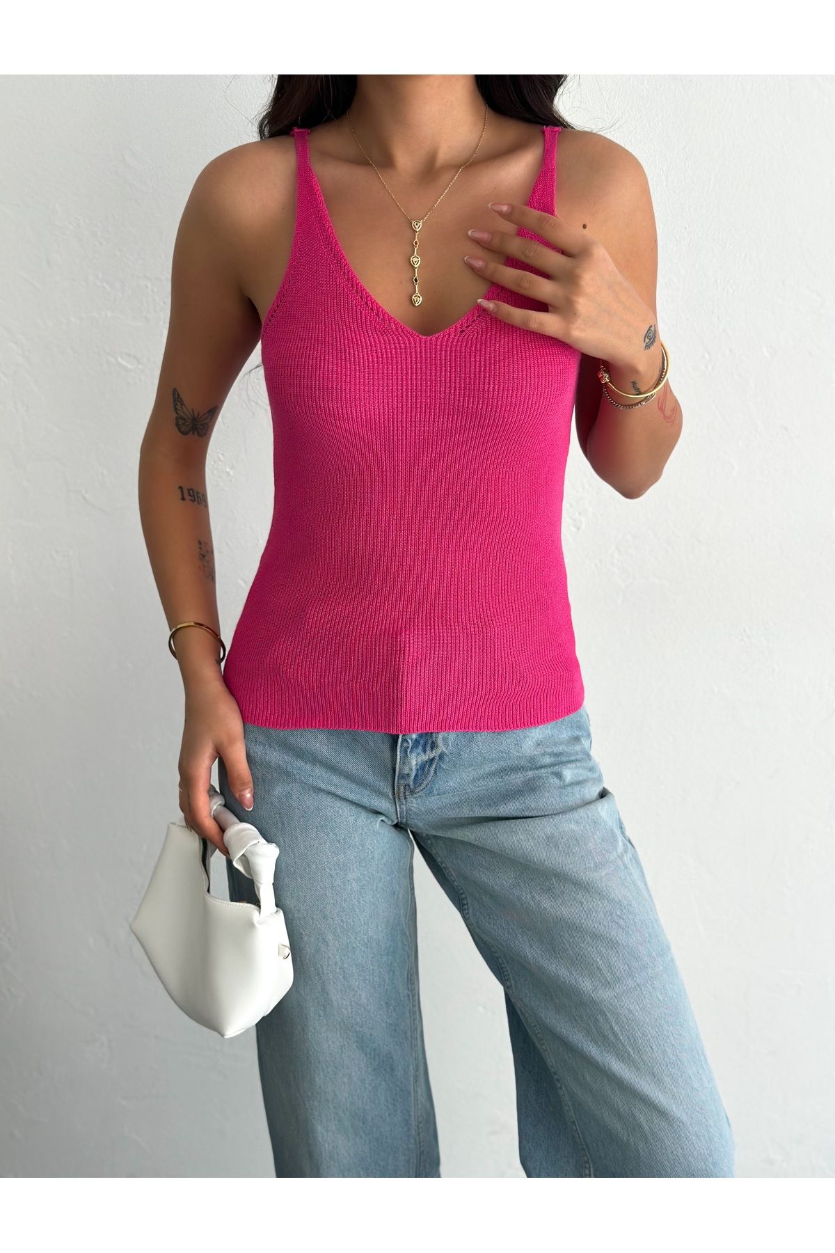 Fanori Woman İP ASKILI BLUZ