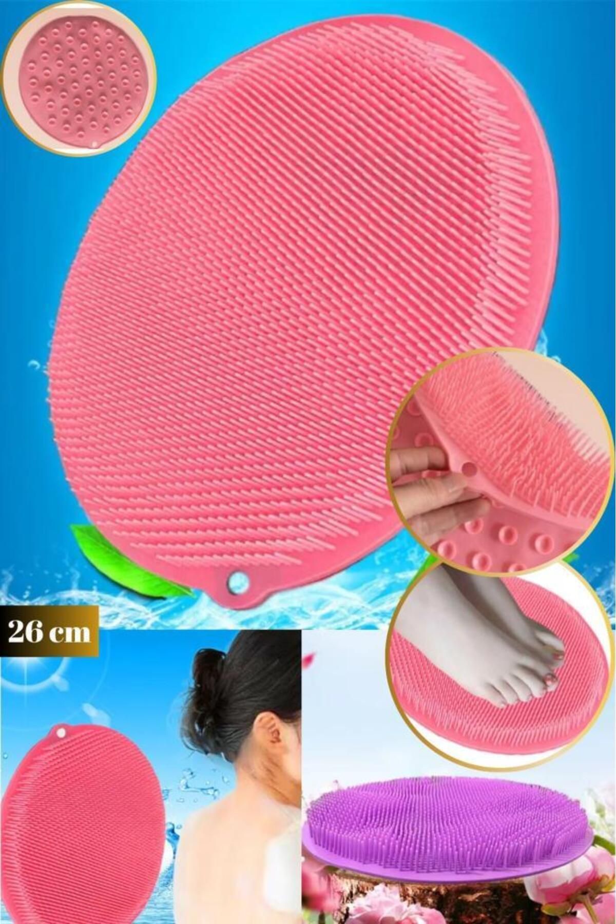sanal trend 26 CM Vantuzlu Banyo Sırt ve Ayak Kese Matı | Ayak Masaj Matı