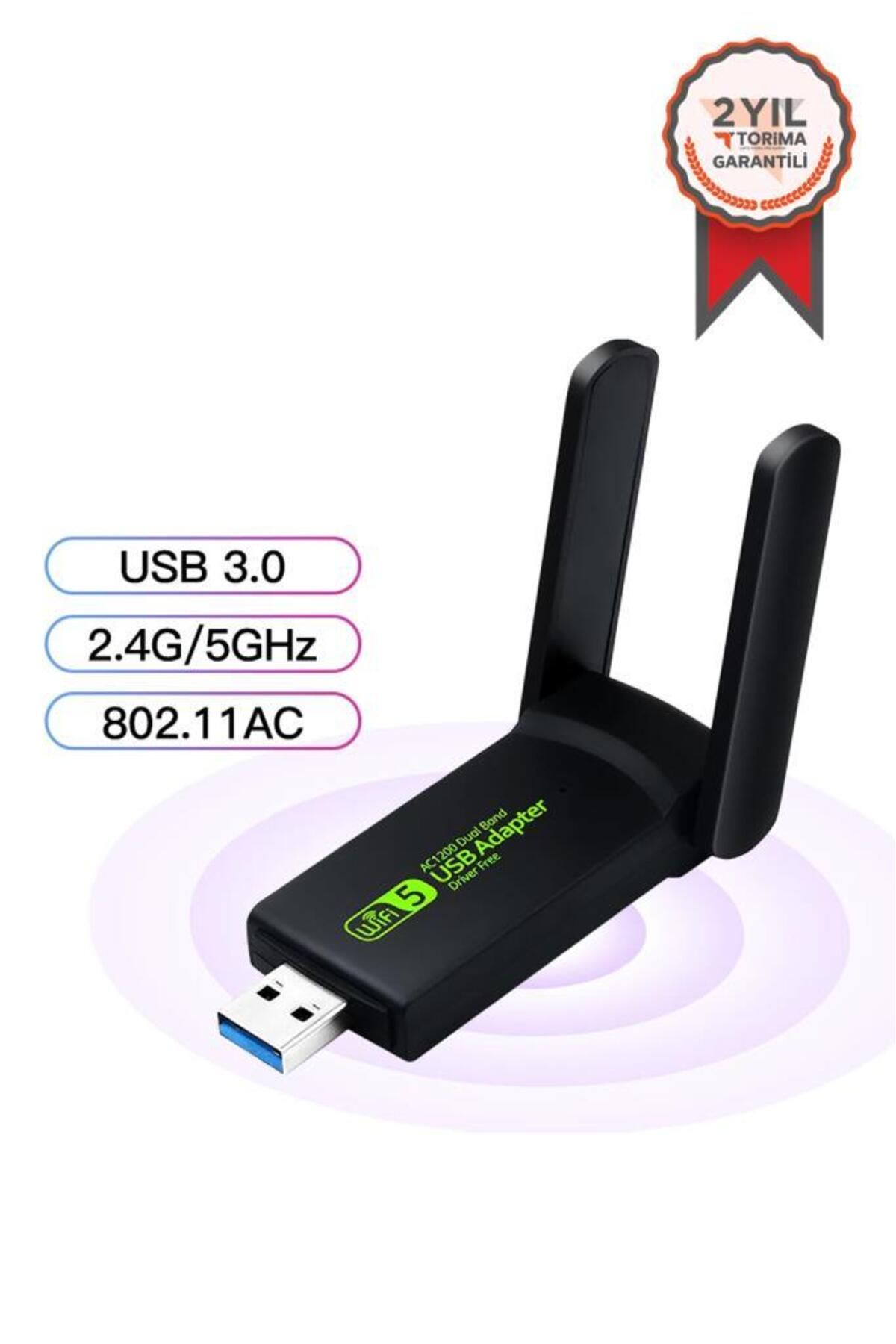 Torima Dual Band USB Adapter 1300 MBPS YD-33 Wireless