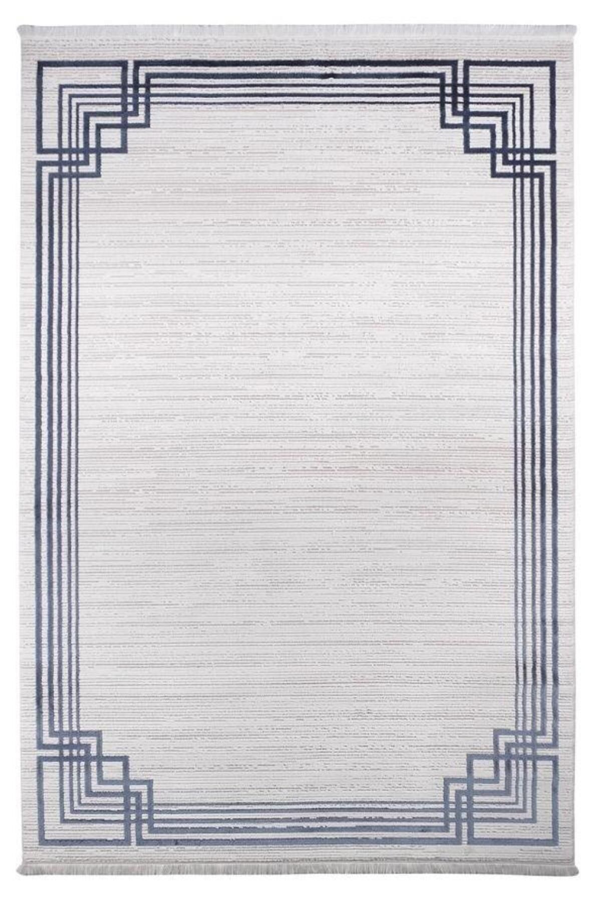 Vivaldi Art Deco 1011 Mavi Serisi Akrilik Salon Oturma Yatak Odası Halısı