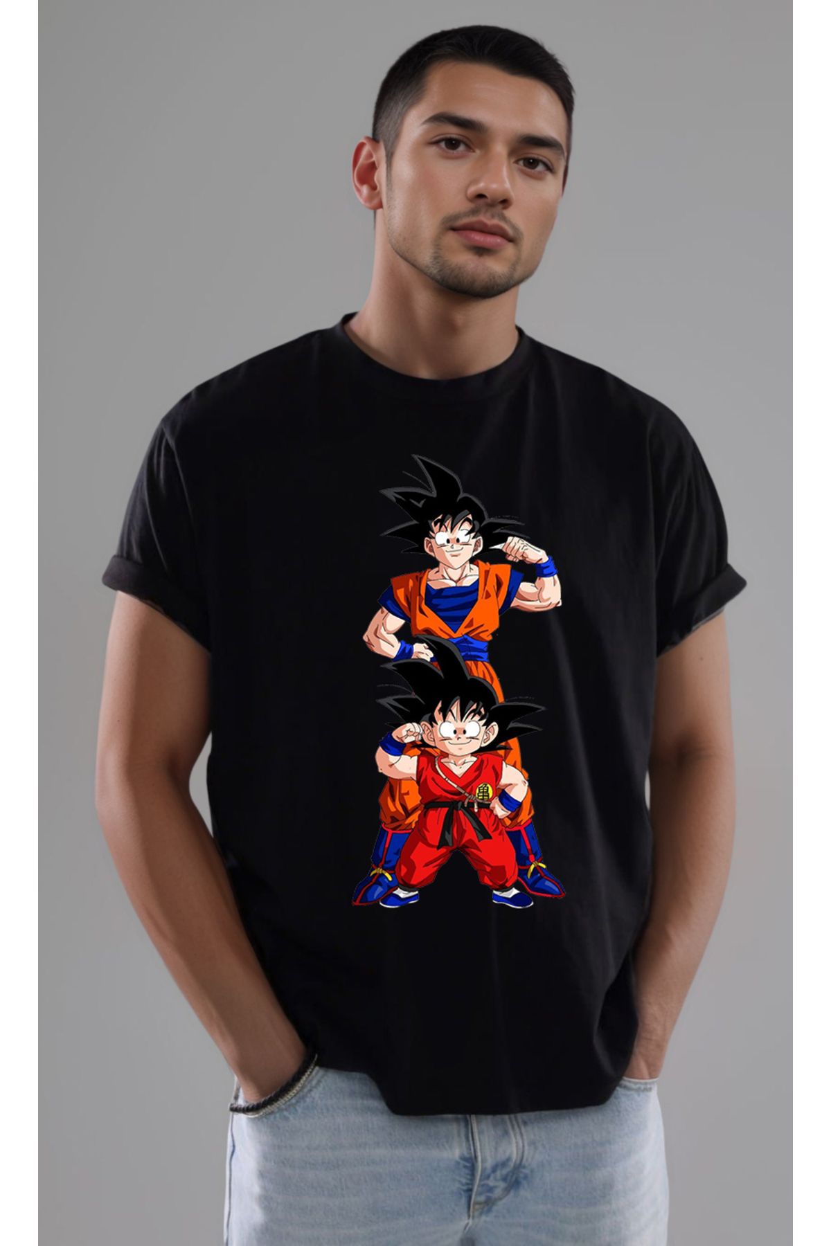 petite pati Dragon Ball Goku Baskılı Unisex Tshirt