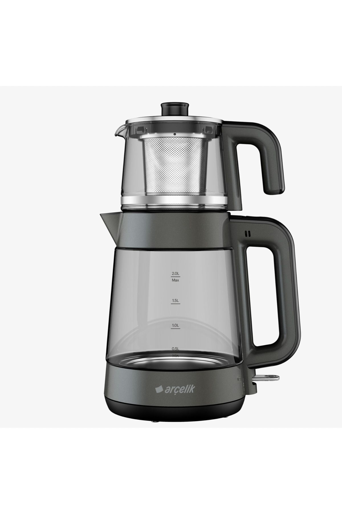 RESİTAL LED IŞIKLI CAM KETTLE ÇAY MAKİNESİ SU ISITICI