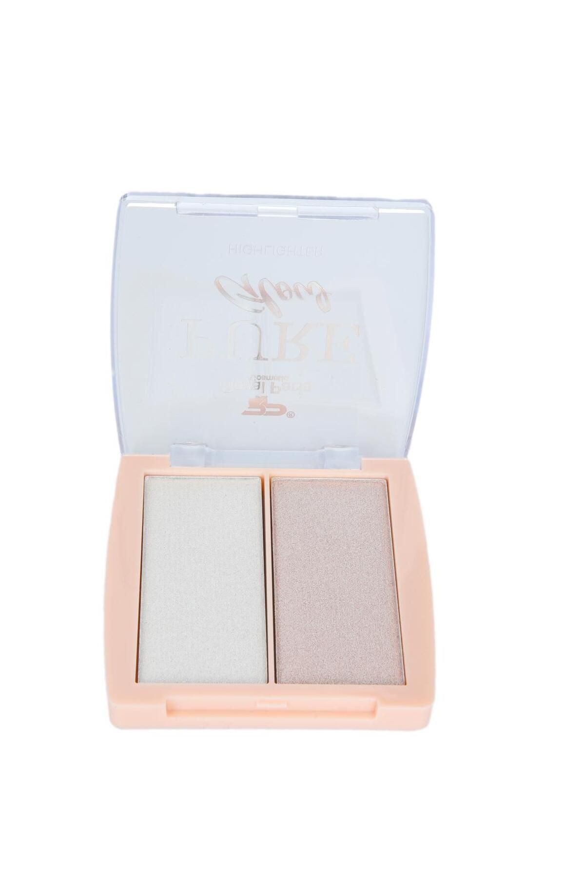 Qulaccia Professional Make-up -2'Li Highlighter Paleti - Aydınlatıcı & Hıghlıghter