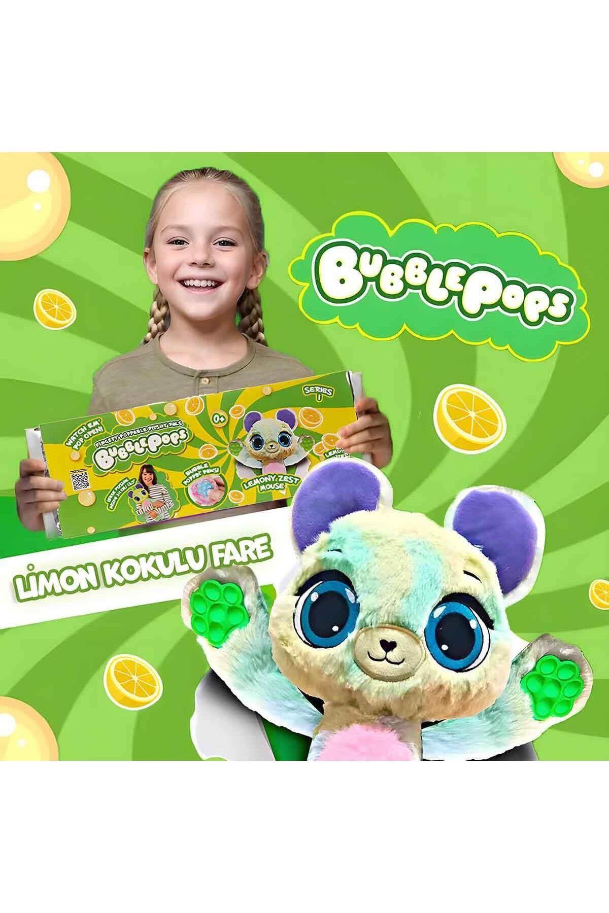 Sunman Bubble Pops Kokulu Peluş S1 (Limon Kokulu Fare)