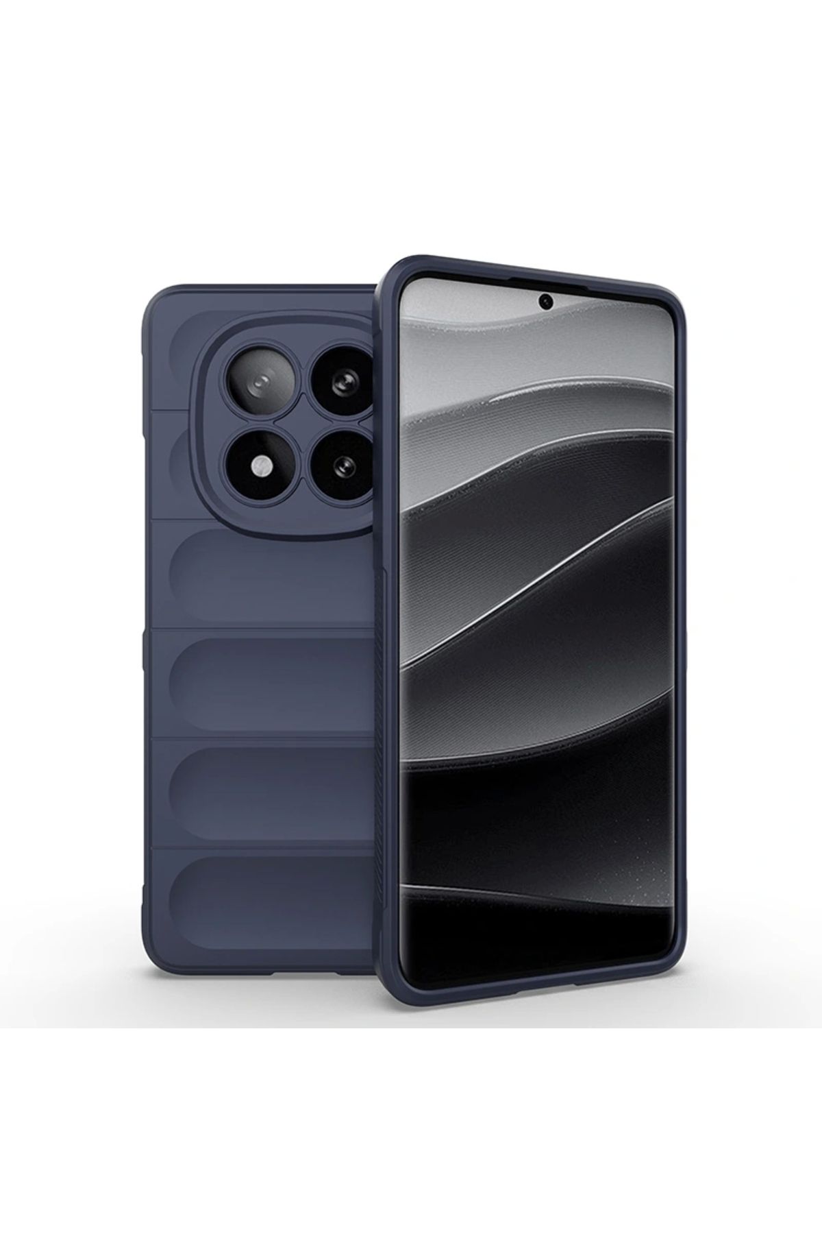 Redclick Xiaomi Redmi Note 14 Pro Plus Kılıf Esnek TPU Oyuklu Arka Yüzey Tasarımlı Redclick Etnik Silikon Kap