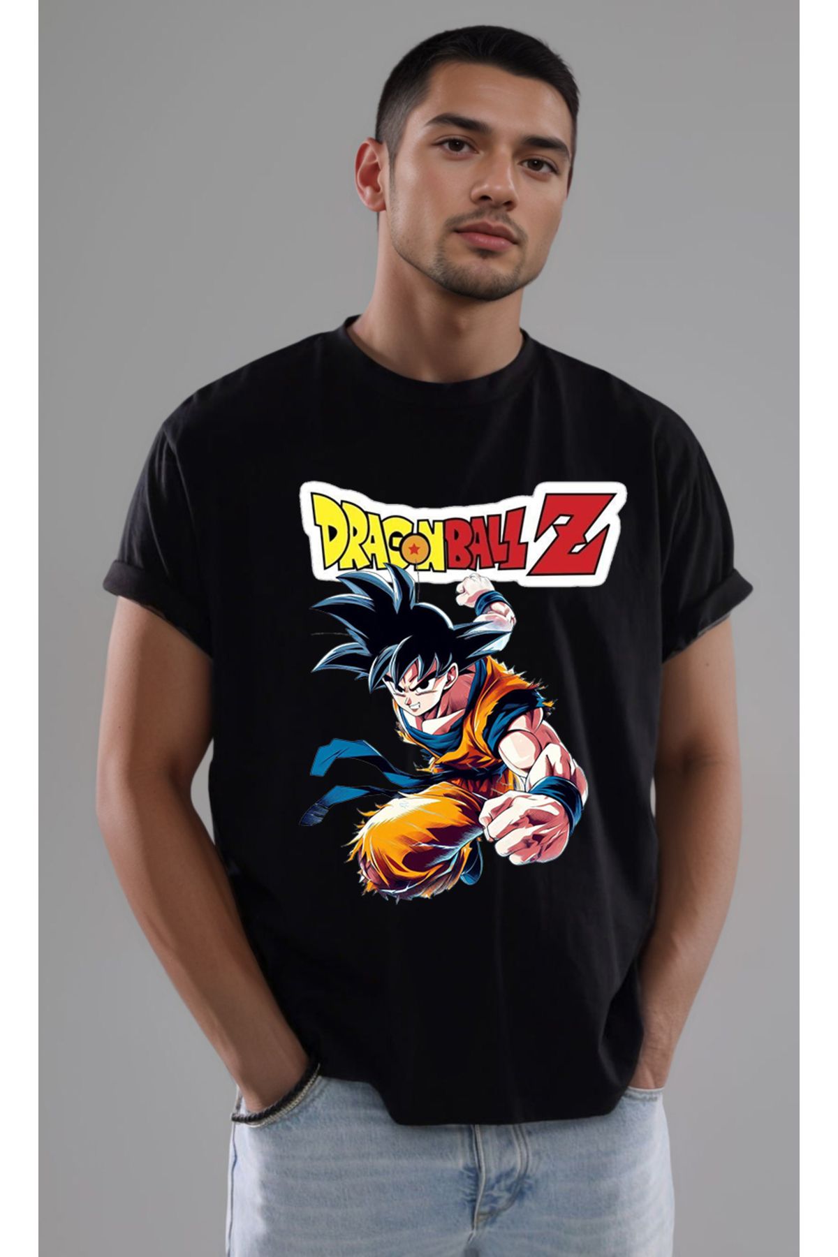 petite pati Dragon Ball Goku Baskılı Unisex Tshirt