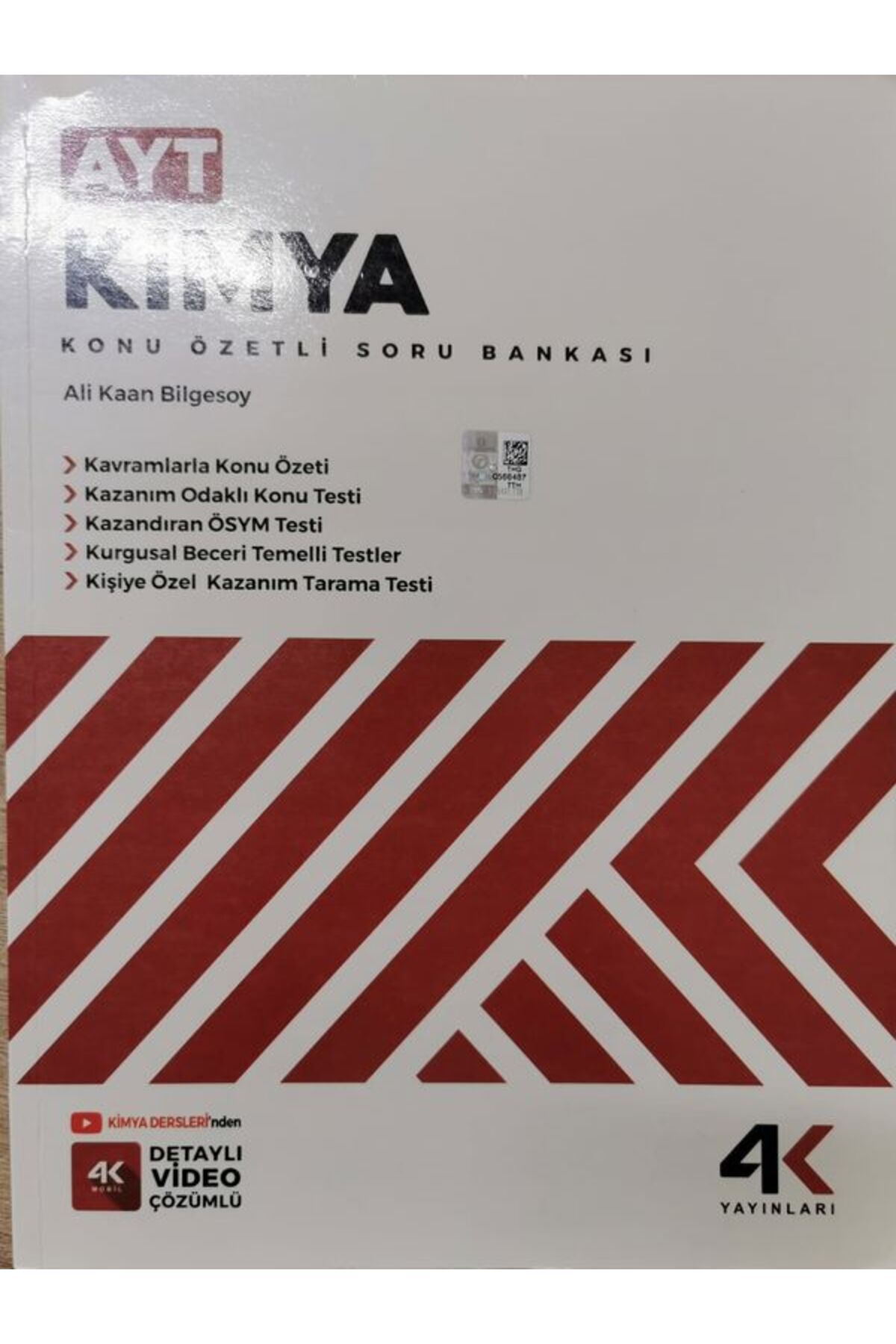 YENİ ALTERNATİF YAYINLARI 4Y AYT KİMYA KONU ÖZETLİ SORU BANKASI