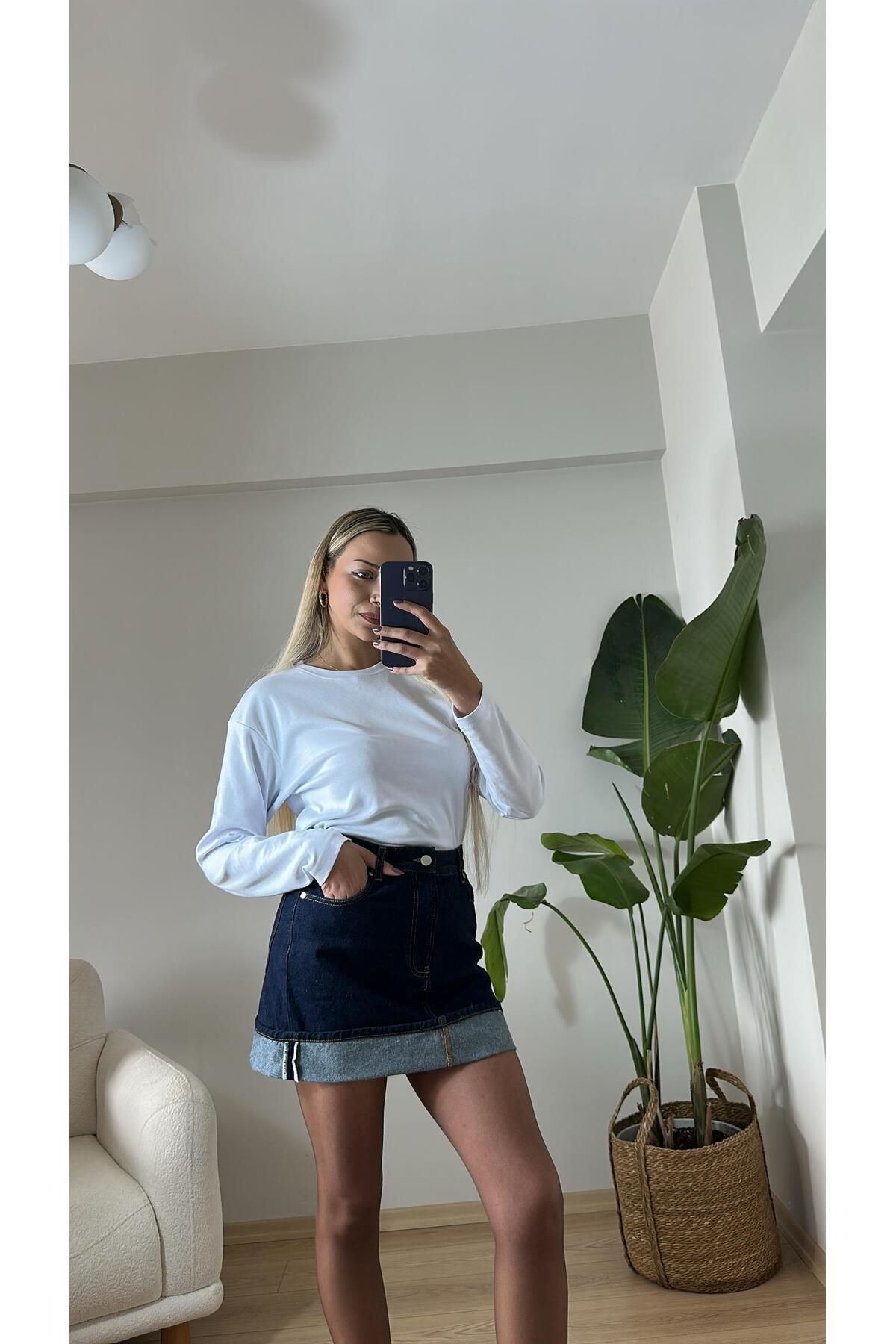 Acar Boutique Tasarım Jean Etek