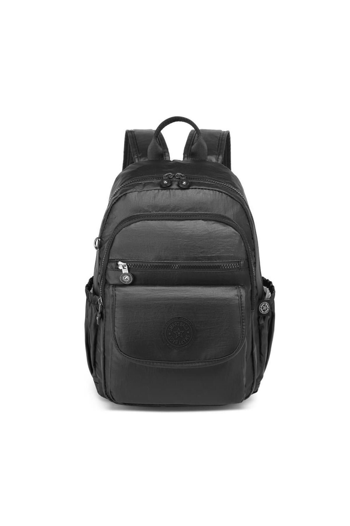 SMART BAGS Metalik Kumaş Orta Boy Kadın Sırt Çantası Smart Bags 1187