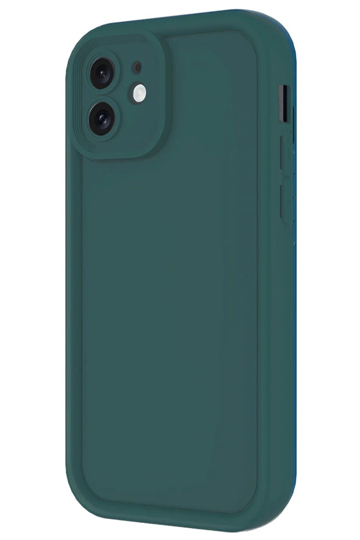 darinza iPhone 11 Kılıf Viera Silikon - Koyu Yeşil