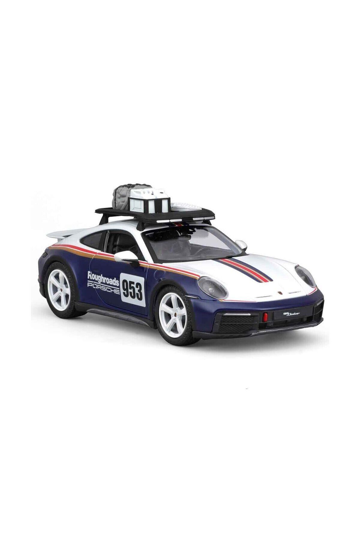 melfxxl eticaret 28029 Burago 1:24 Porsche 911 Dakar Model Araba -Sunman